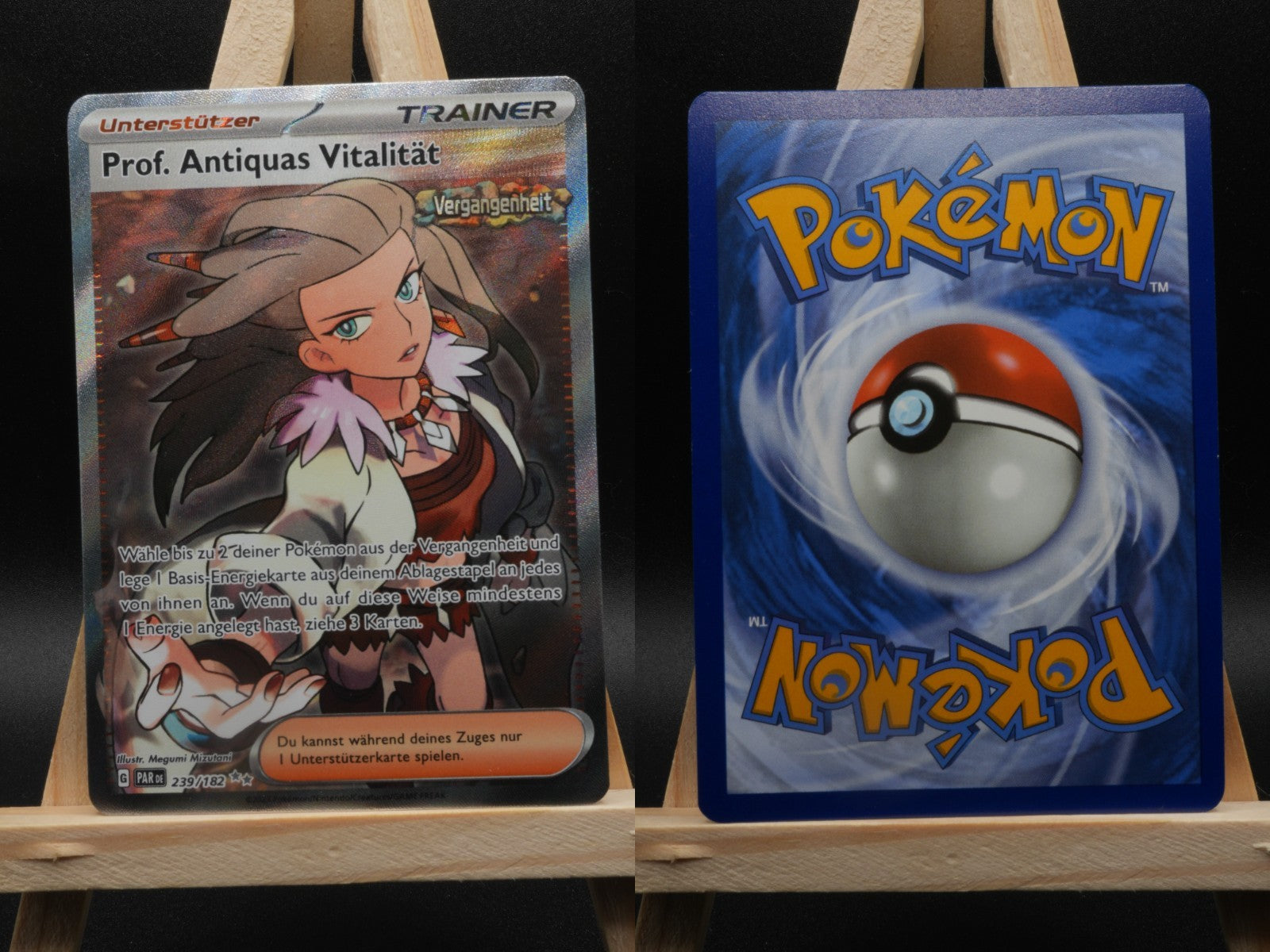 Professor Antiquas Vitalität 239/182 Ultra Rare Paradoxrift DE NM Pokémon