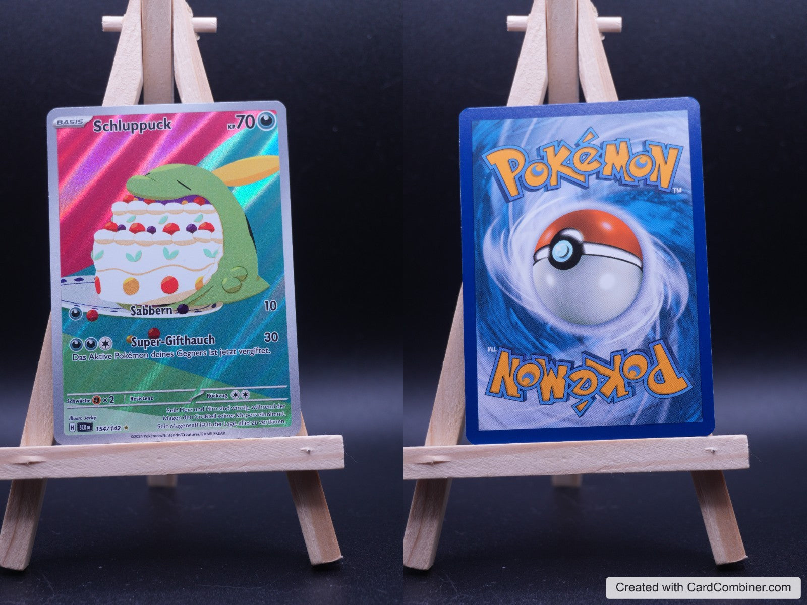Schluppuck SCR 154 Stellarkrone Pokémon Karte Deutsch Near Mint