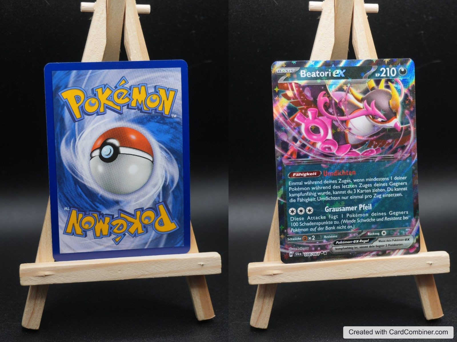 Beatori ex SFA 038 Nebel der Sagen Pokémon Karte Deutsch Near Mint