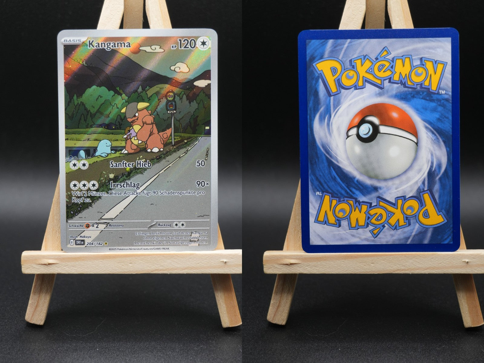 Kangama DRI 204 Ewige Rivalen Pokémon Karte Deutsch Near Mint