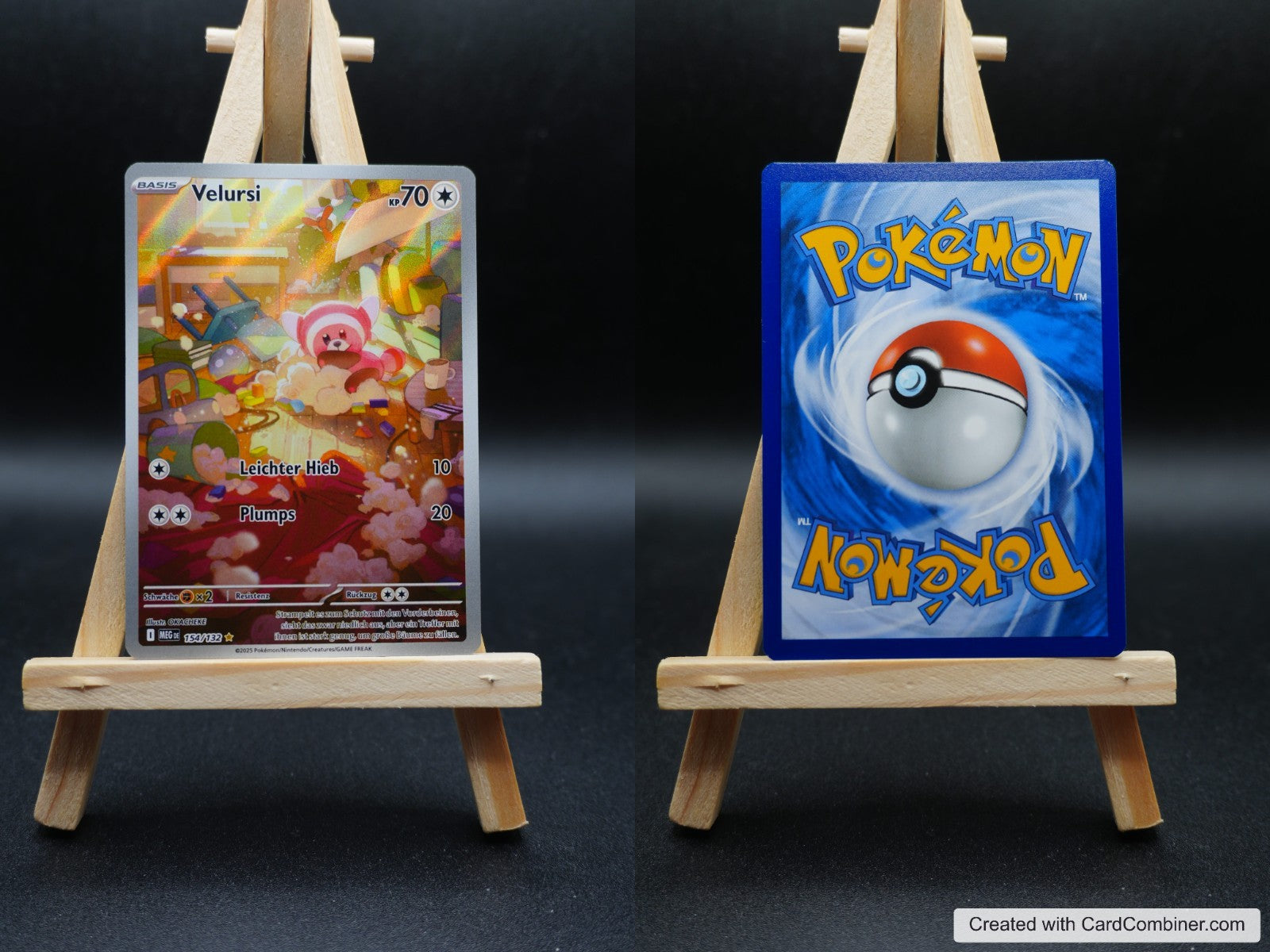 Velursi MEG 154 Mega-Entwicklung Pokémon Karte Deutsch Near Mint