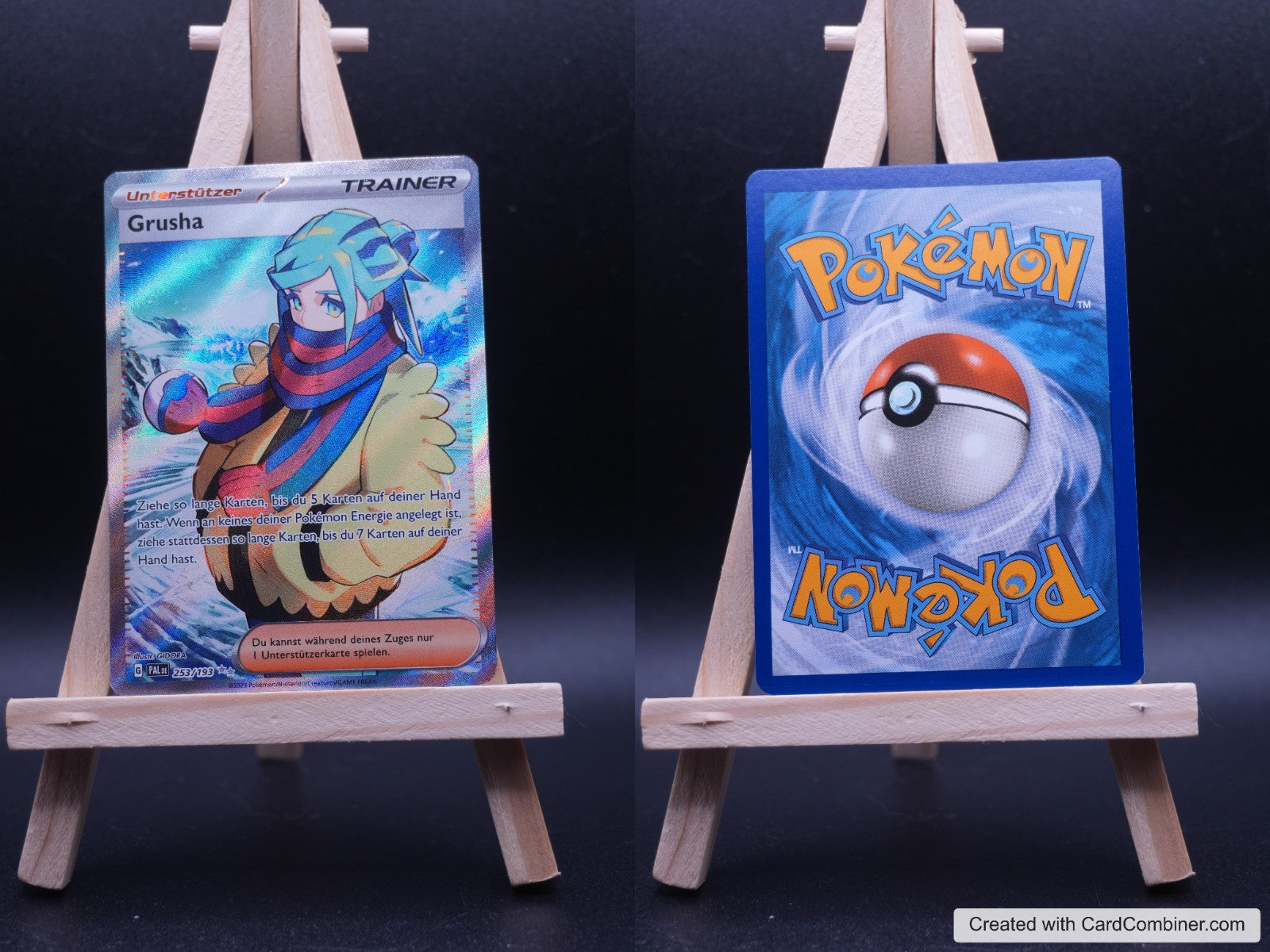 Grusha PAL 253 Entwicklungen in Paldea Pokémon Karte Deutsch Near Mint