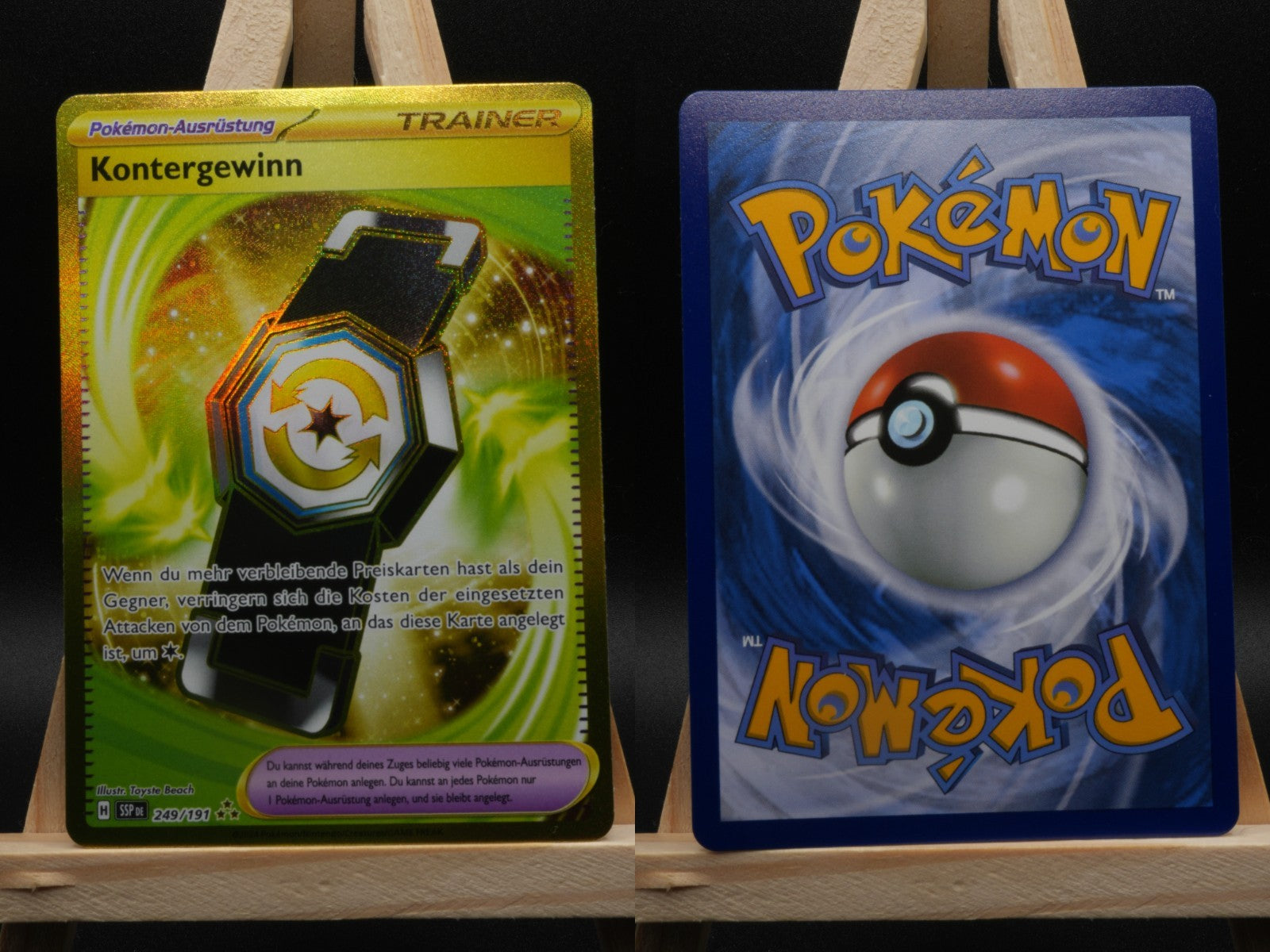 Kontergewinn 249/191 Secret Rare Stürmische Funken DE NM Pokémon