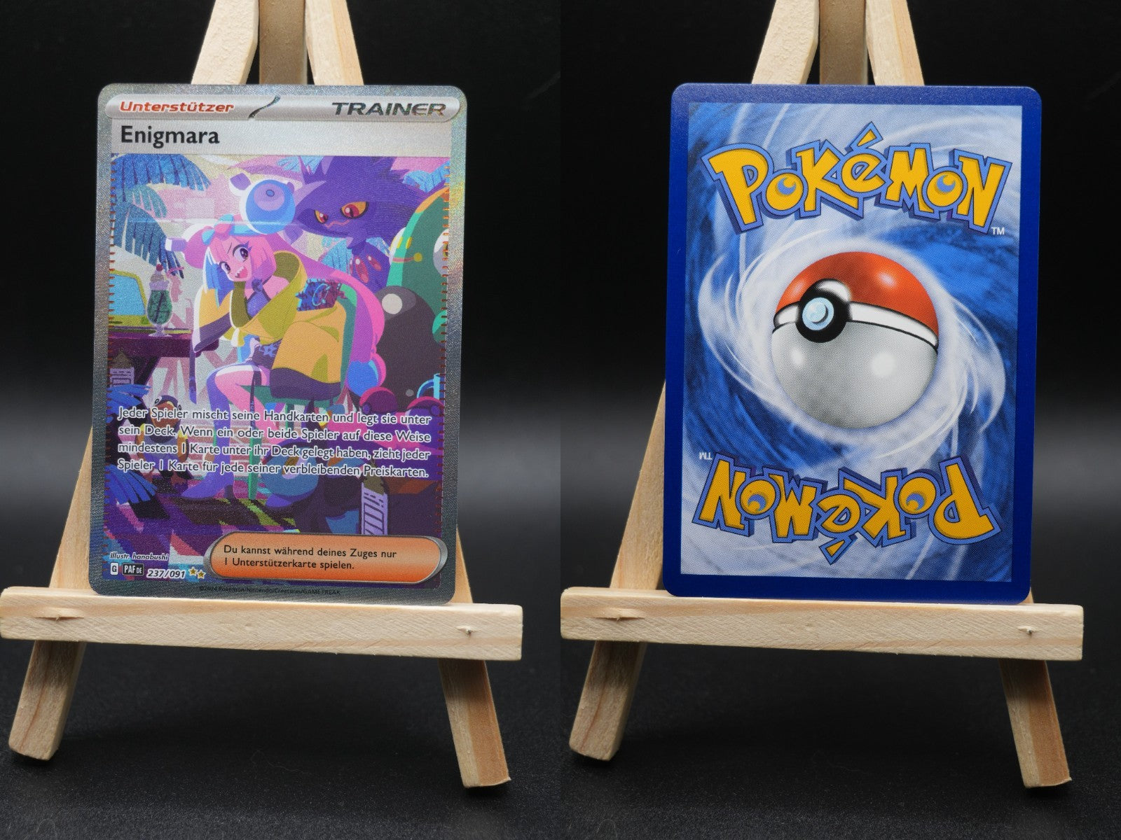 Enigmara PAF 237 Paldeas Schicksale Pokémon Karte Deutsch Near Mint