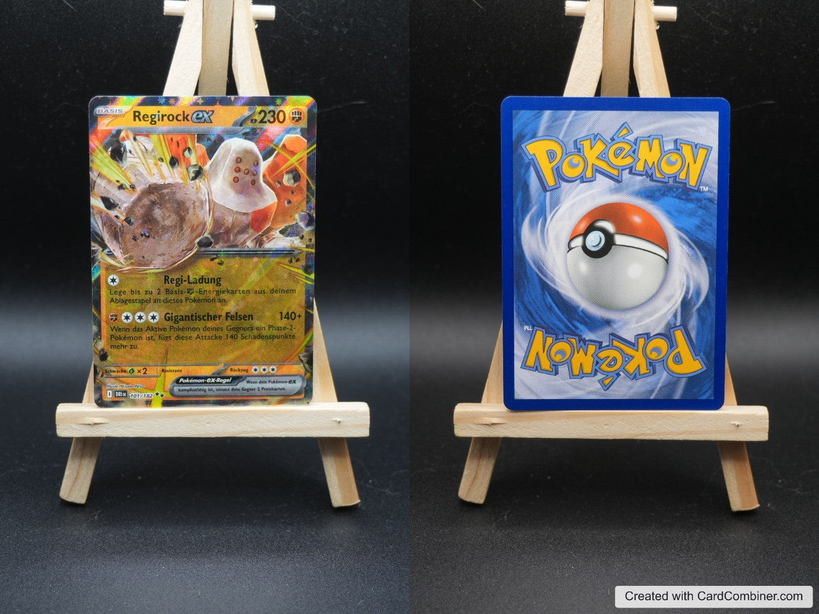 Regirock ex DRI 101 Ewige Rivalen Pokémon Karte Deutsch Near Mint