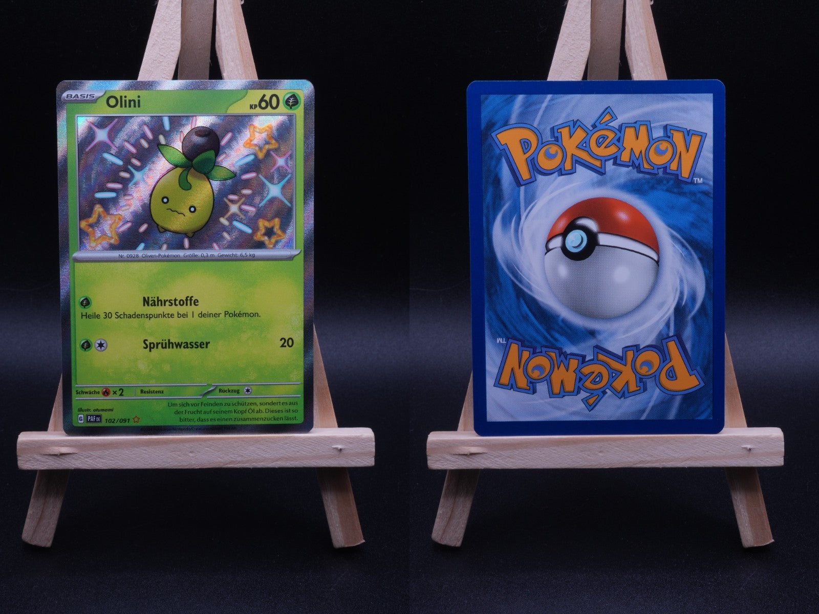 Olini PAF 102 Paldeas Schicksale Pokémon Karte Deutsch Near Mint
