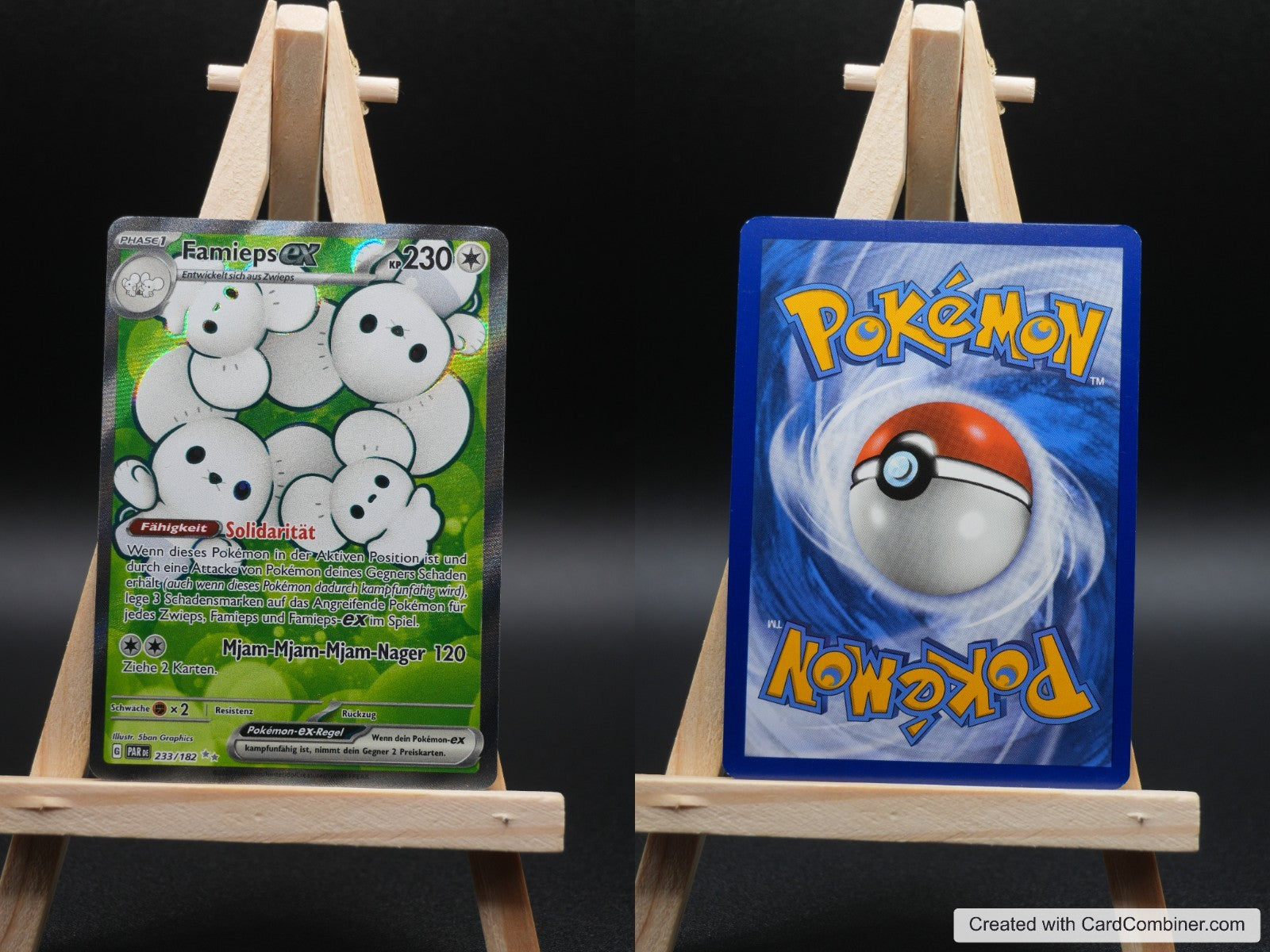 Famieps ex PAR 233 Paradoxrift Pokémon Karte Deutsch Near Mint