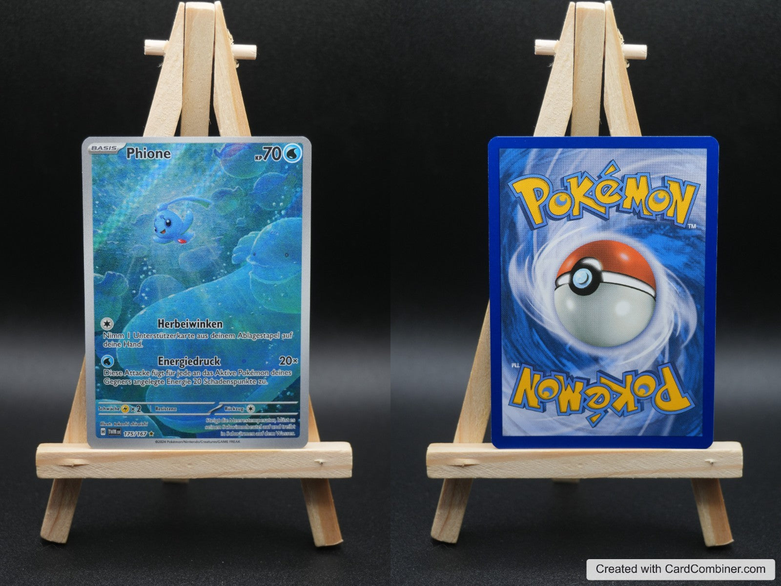 Phione TWM 175 Maskerade im Zwielicht Pokémon Karte Deutsch Near Mint