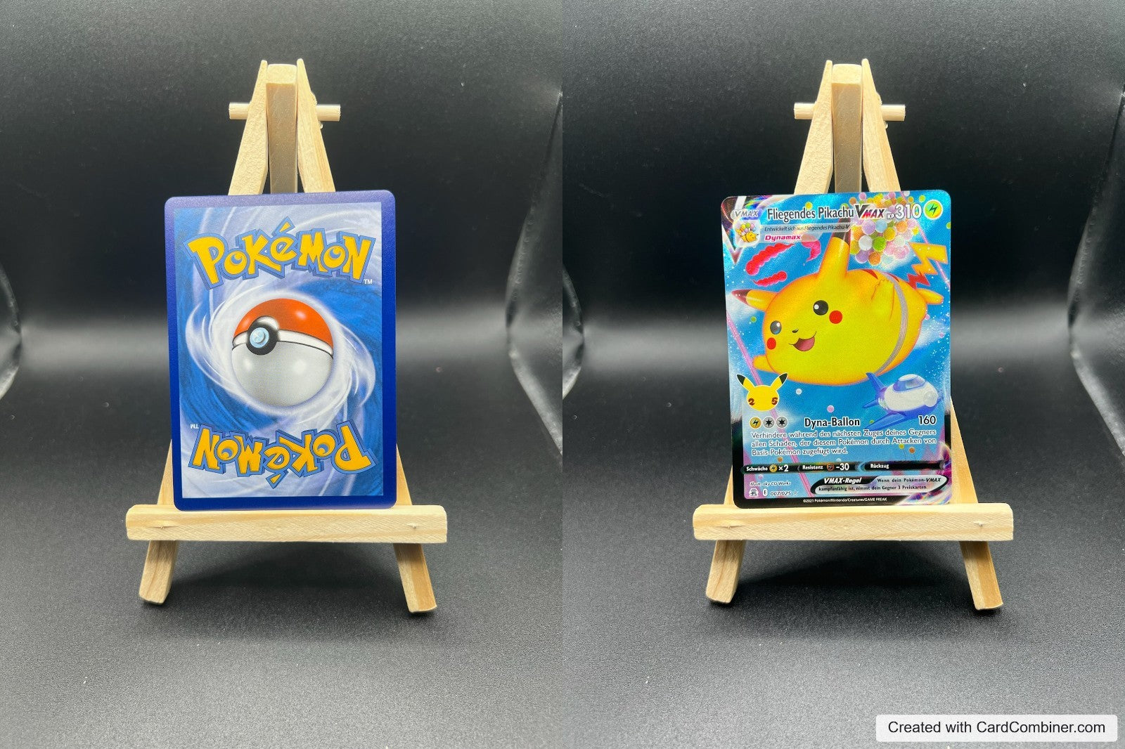 Fliegendes Pikachu VMAX CEL 007 Celebrations Pokémon Karte Deutsch Near Mint
