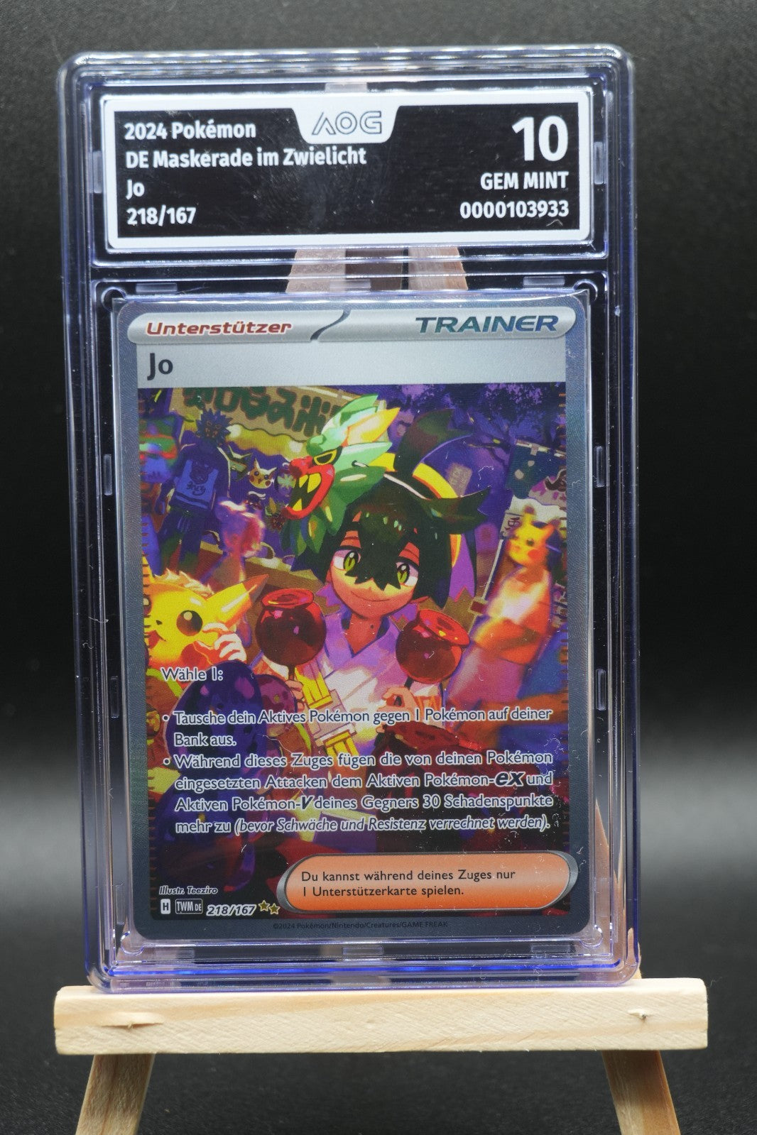 Jo (TWM 218) Maskerade im Zwielicht Gem Mint AOG 10