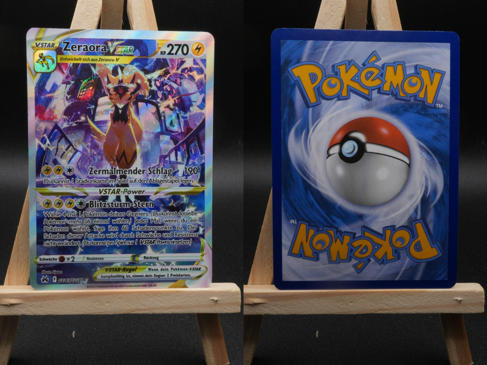 Zeraora VSTAR CRZ GG43Zenit der Könige