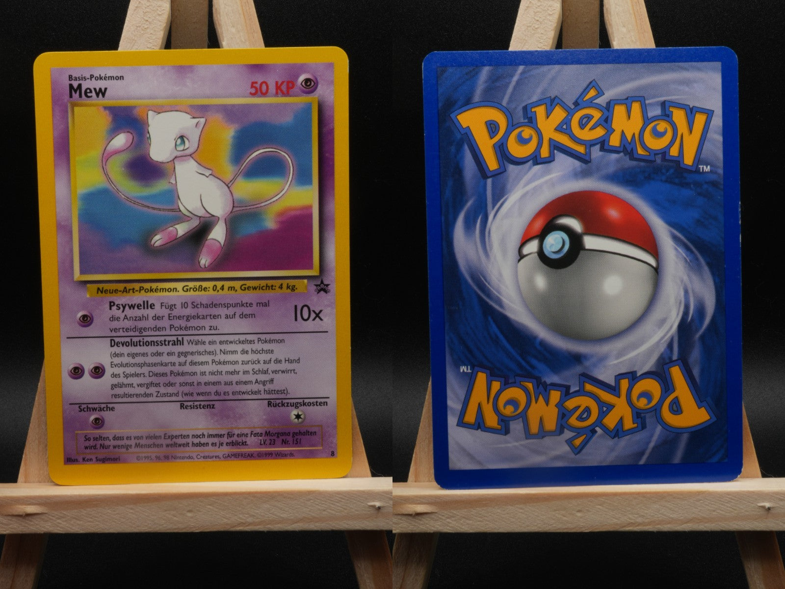 Mew WP 8 Wizards Black Star Promo Pokémon Karte Deutsch Good