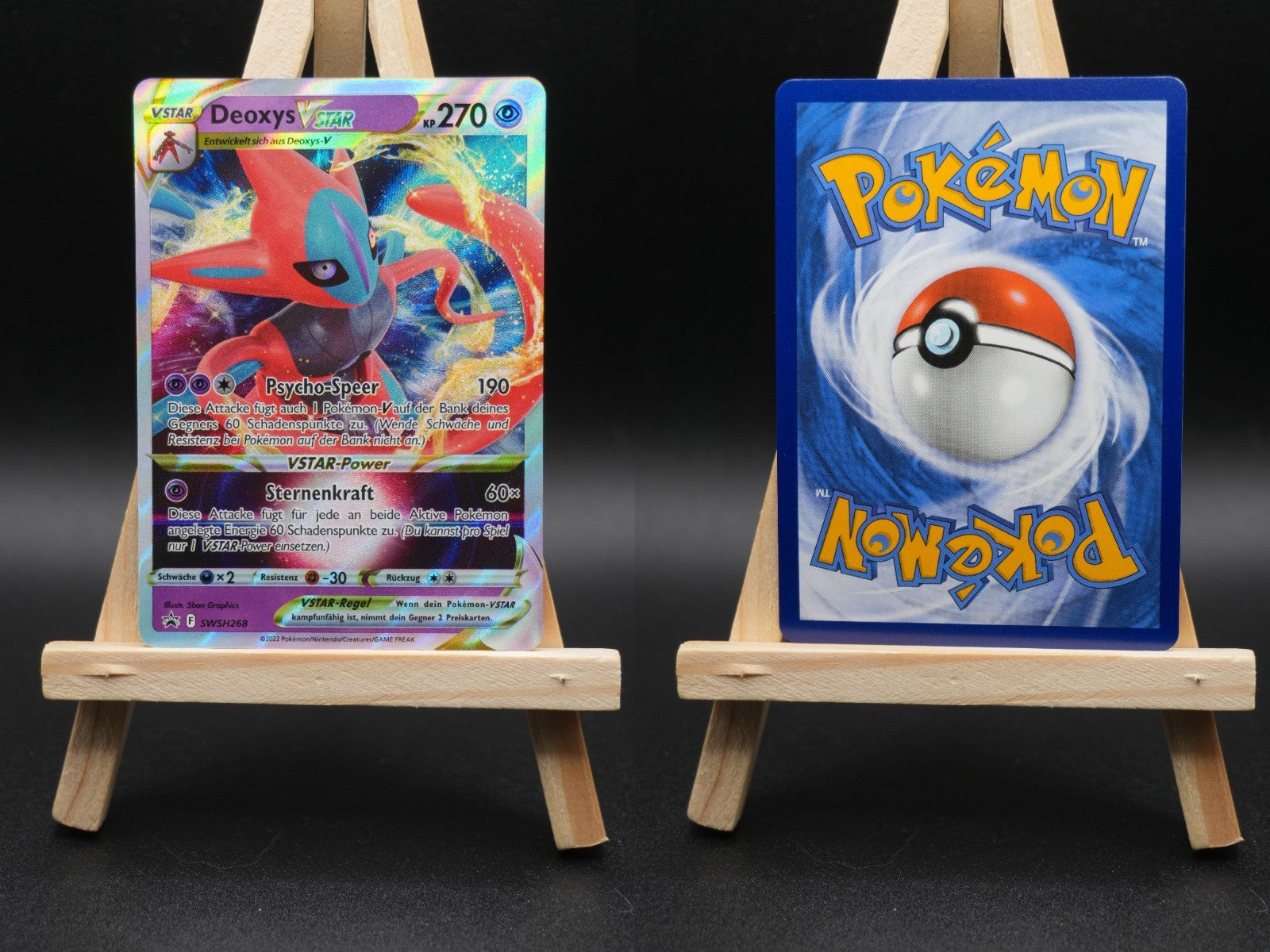 Deoxys VSTAR SWSH 268 SWSH Black Star Promos Pokémon Karte Deutsch Near Mint