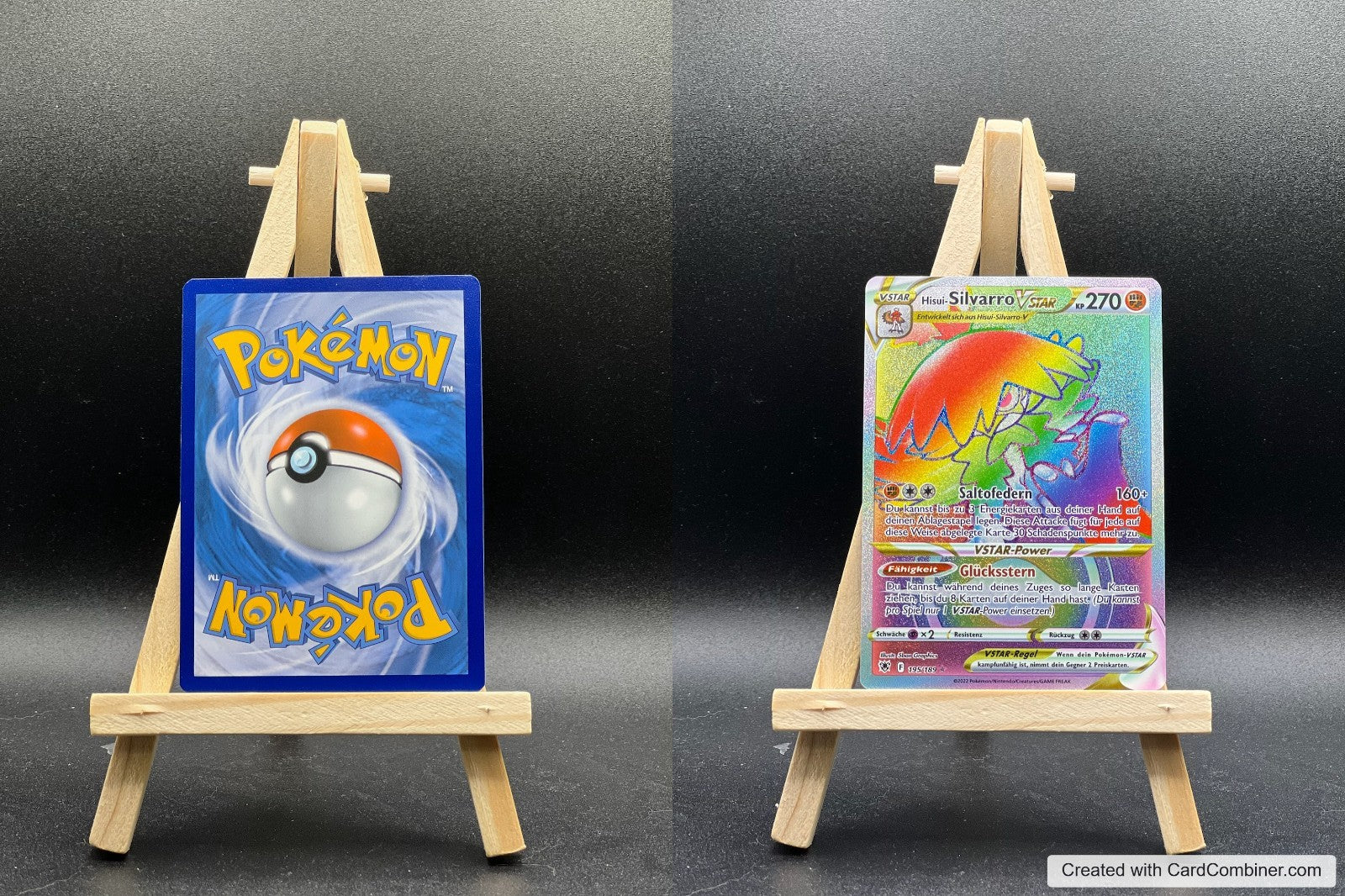 Hisui-Silvarro VSTAR ASR 195 Astralglanz Pokémon Karte Deutsch Near Mint
