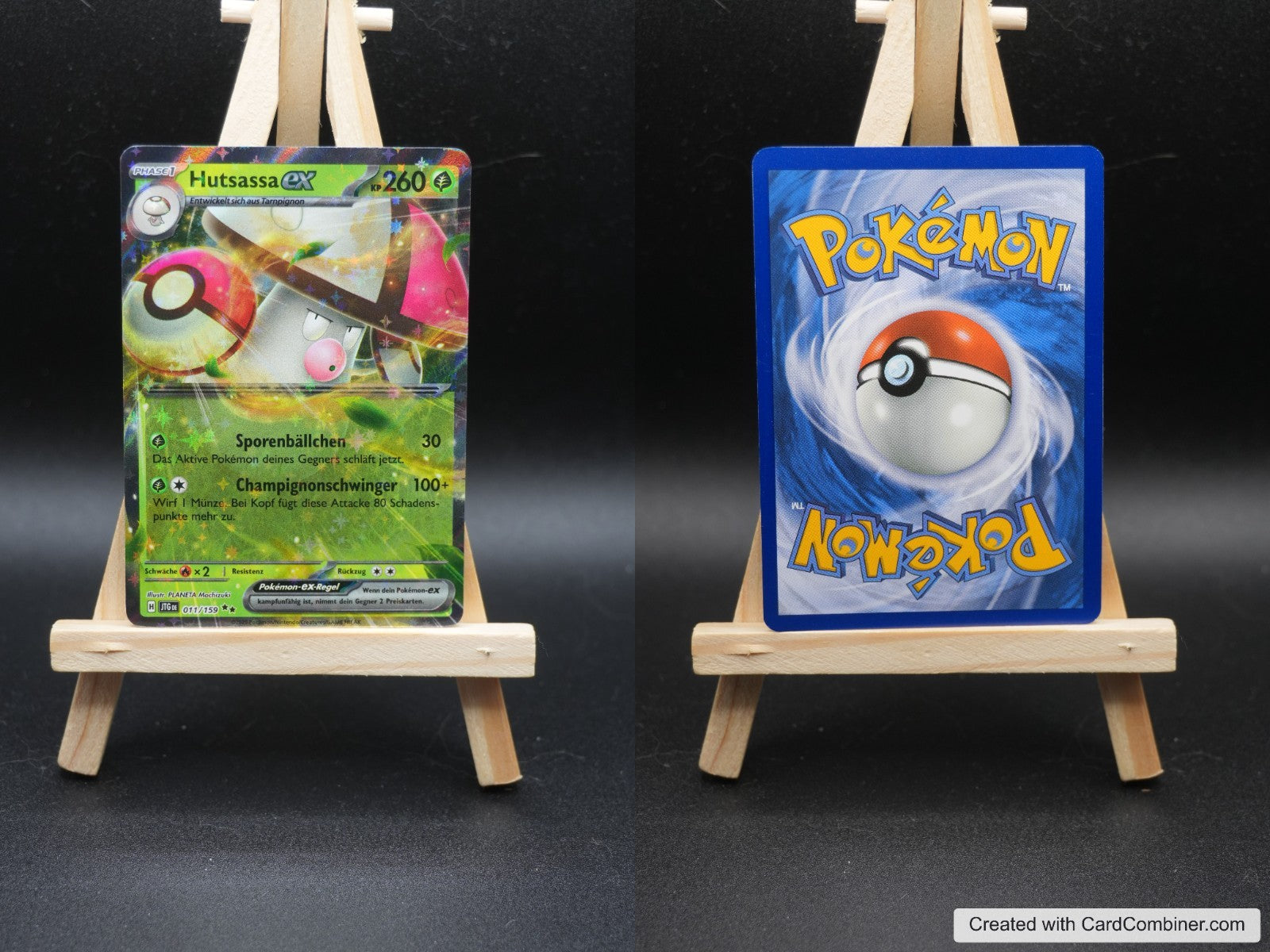 Hutsassa ex JTG 011 Reisegefährten Pokémon Karte Deutsch Near Mint