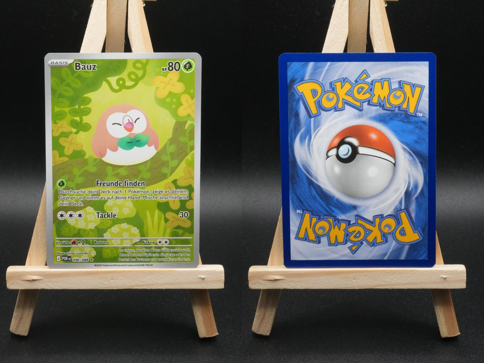 Bauz POR 090 Optimale Ordnung Pokémon Karte Deutsch Near Mint