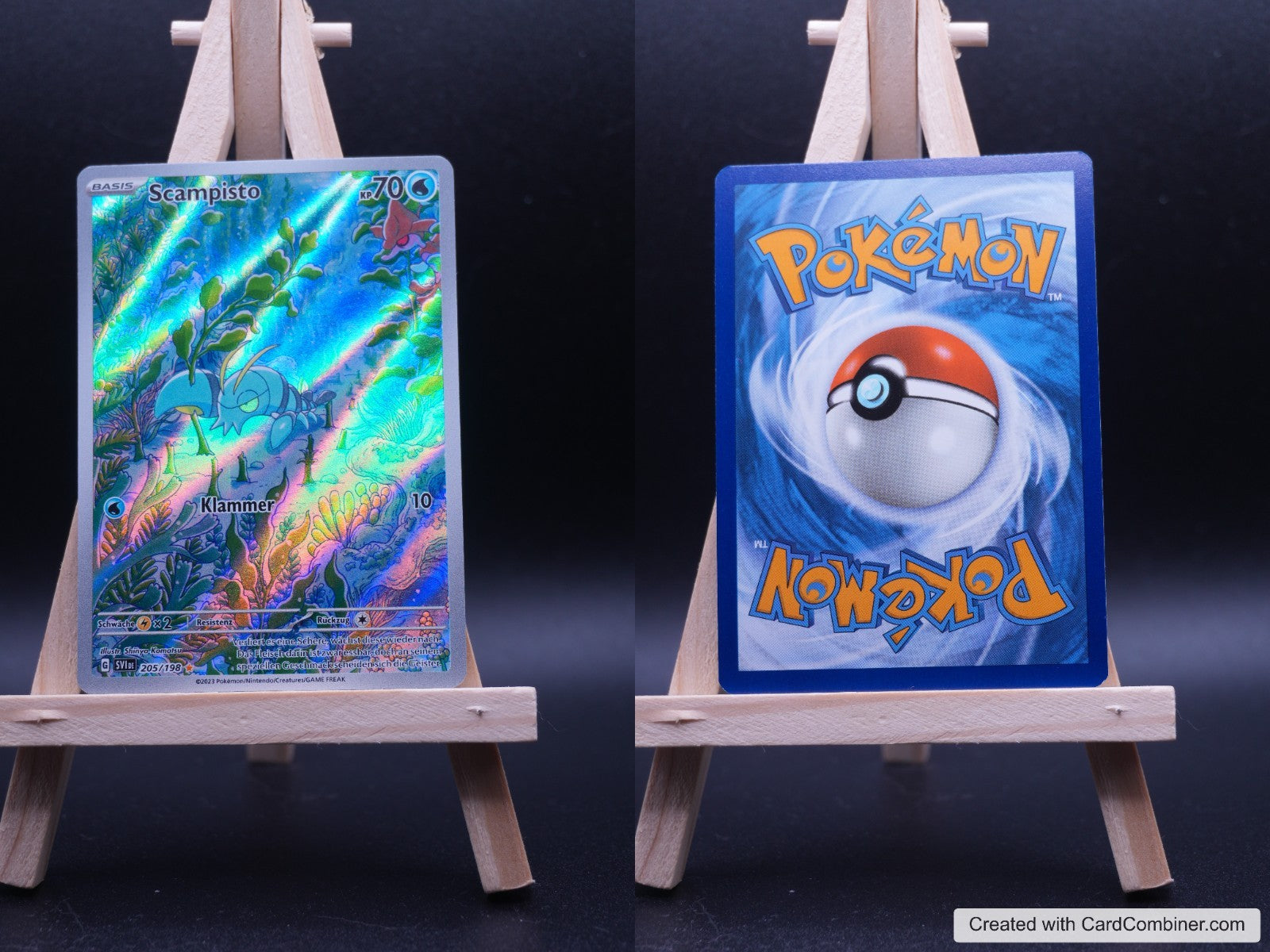 Scampisto SVI 205 Karmesin und Purpur Pokémon Karte Deutsch Near Mint