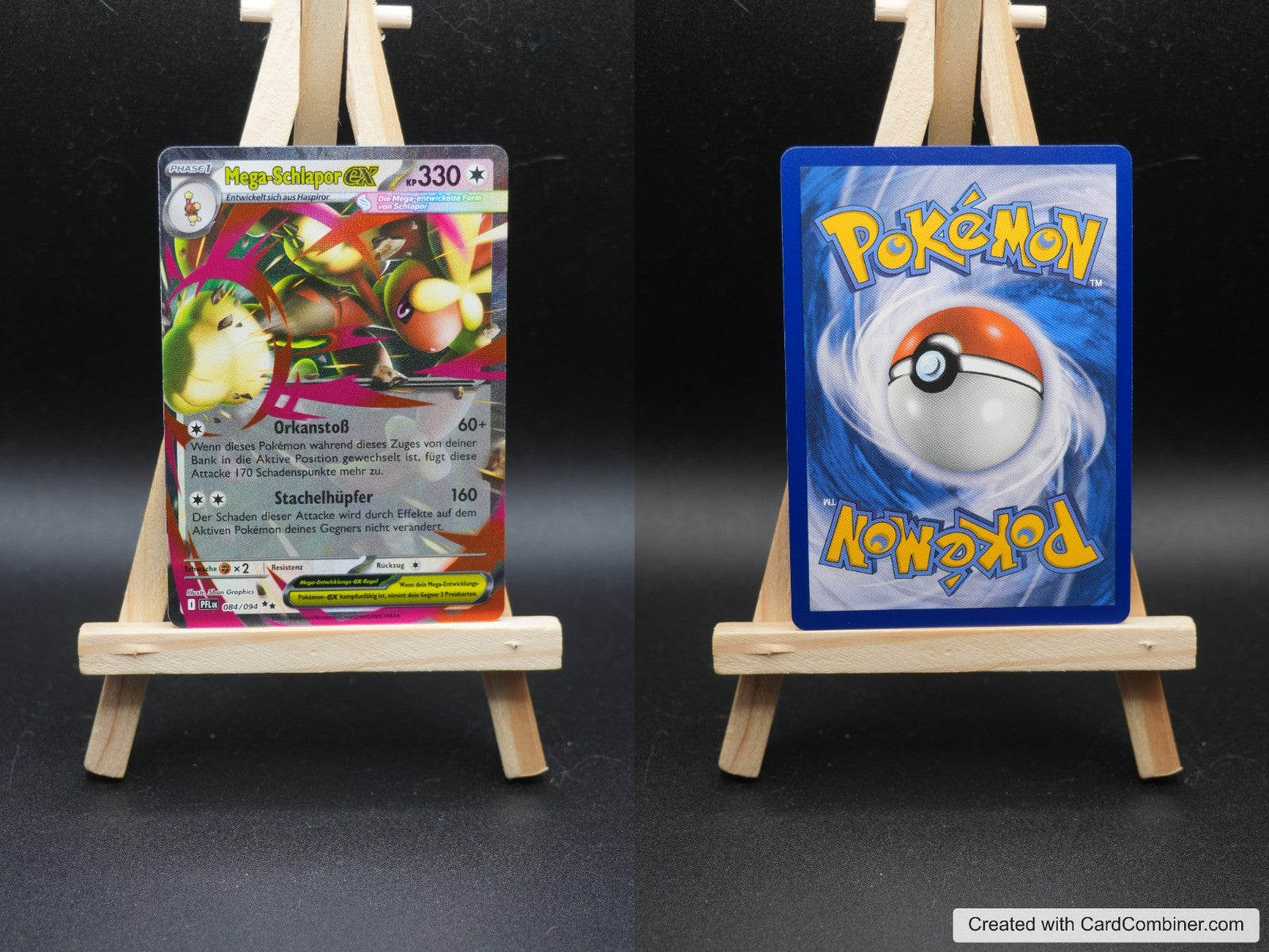 Mega Schlapor ex PFL 084 Fatale Flammen Pokémon Karte Deutsch Near Mint