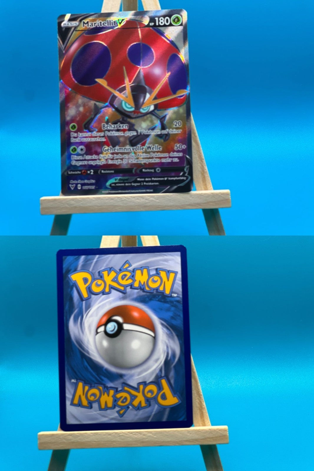 Maritellit V VIV 166 Farbenschock Pokémon Karte Deutsch Near Mint