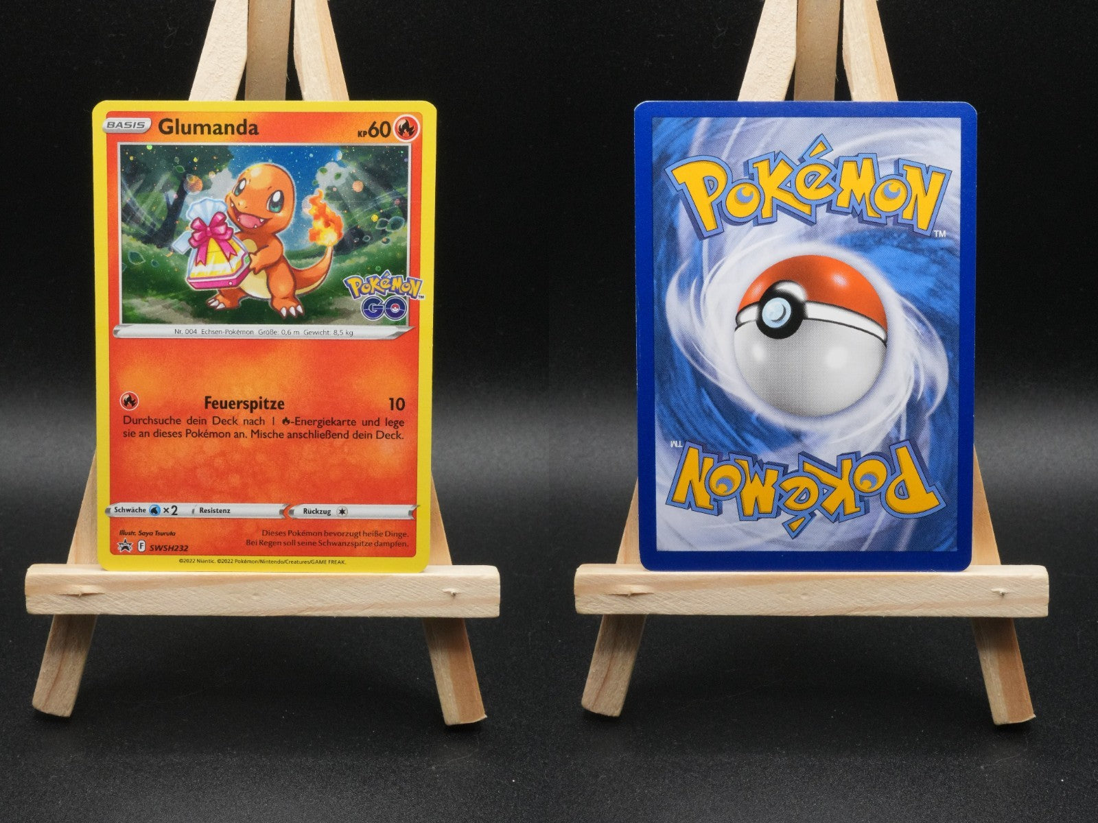 Glumanda SWSH 232 SWSH Black Star Promos Pokémon Karte Deutsch Good