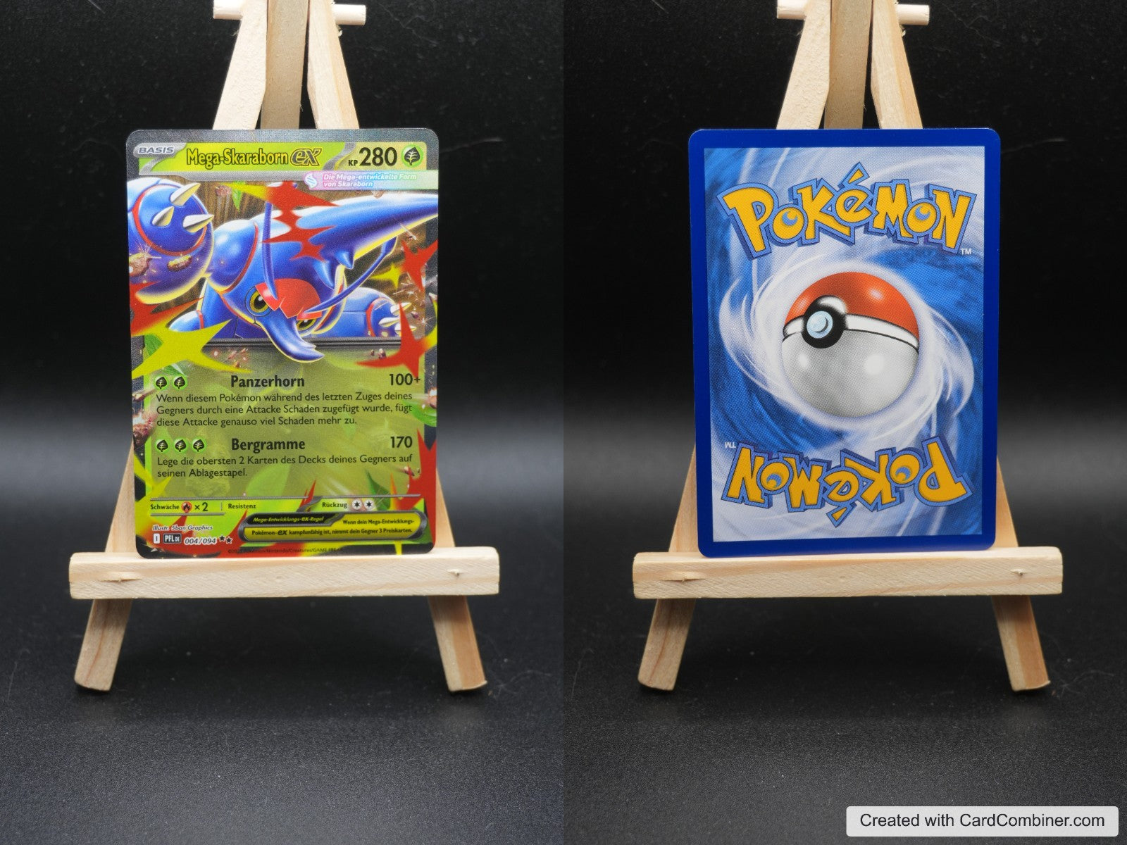 Mega Skaraborn ex PFL 004 Fatale Flammen Pokémon Karte Deutsch Near Mint