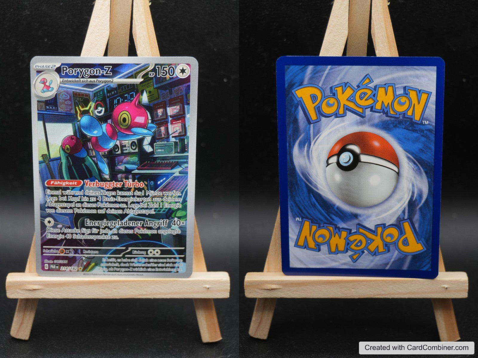 Porygon-Z PAR 214 Paradoxrift Pokémon Karte Deutsch Near Mint