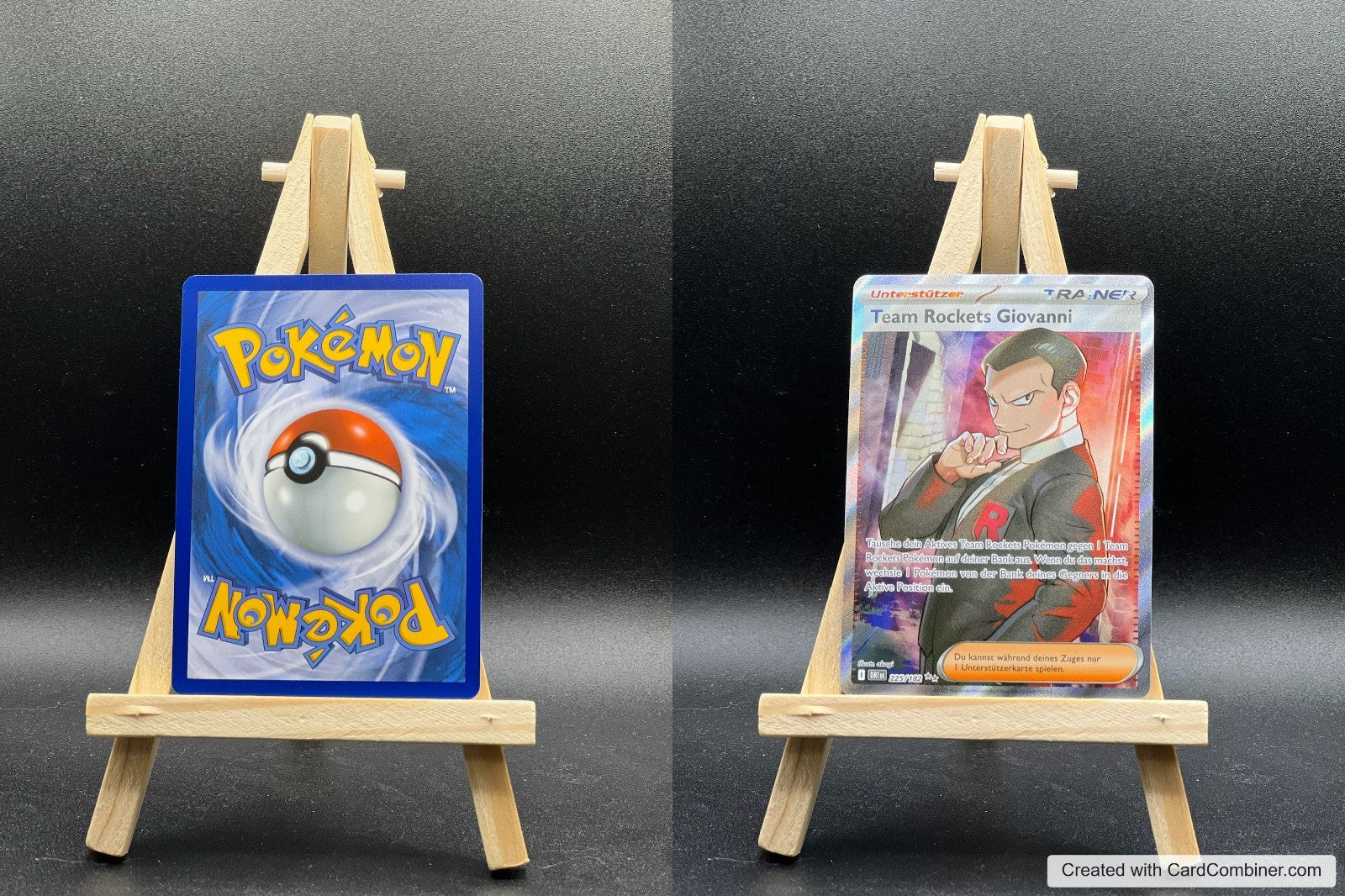 Team Rockets Giovanni DRI 225 Ewige Rivalen Pokémon Karte Deutsch Near Mint