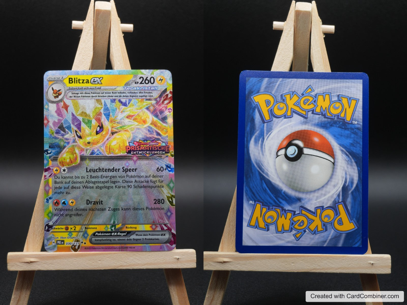 Blitza ex xPRE 030 Prismatische Entwicklungen: Ergänzungen Pokémon Karte Deutsch