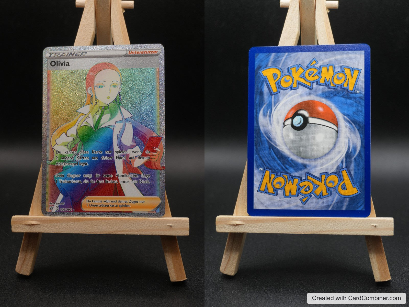 Olivia RCL 202 Clash der Rebellen Pokémon Karte Deutsch Near Mint