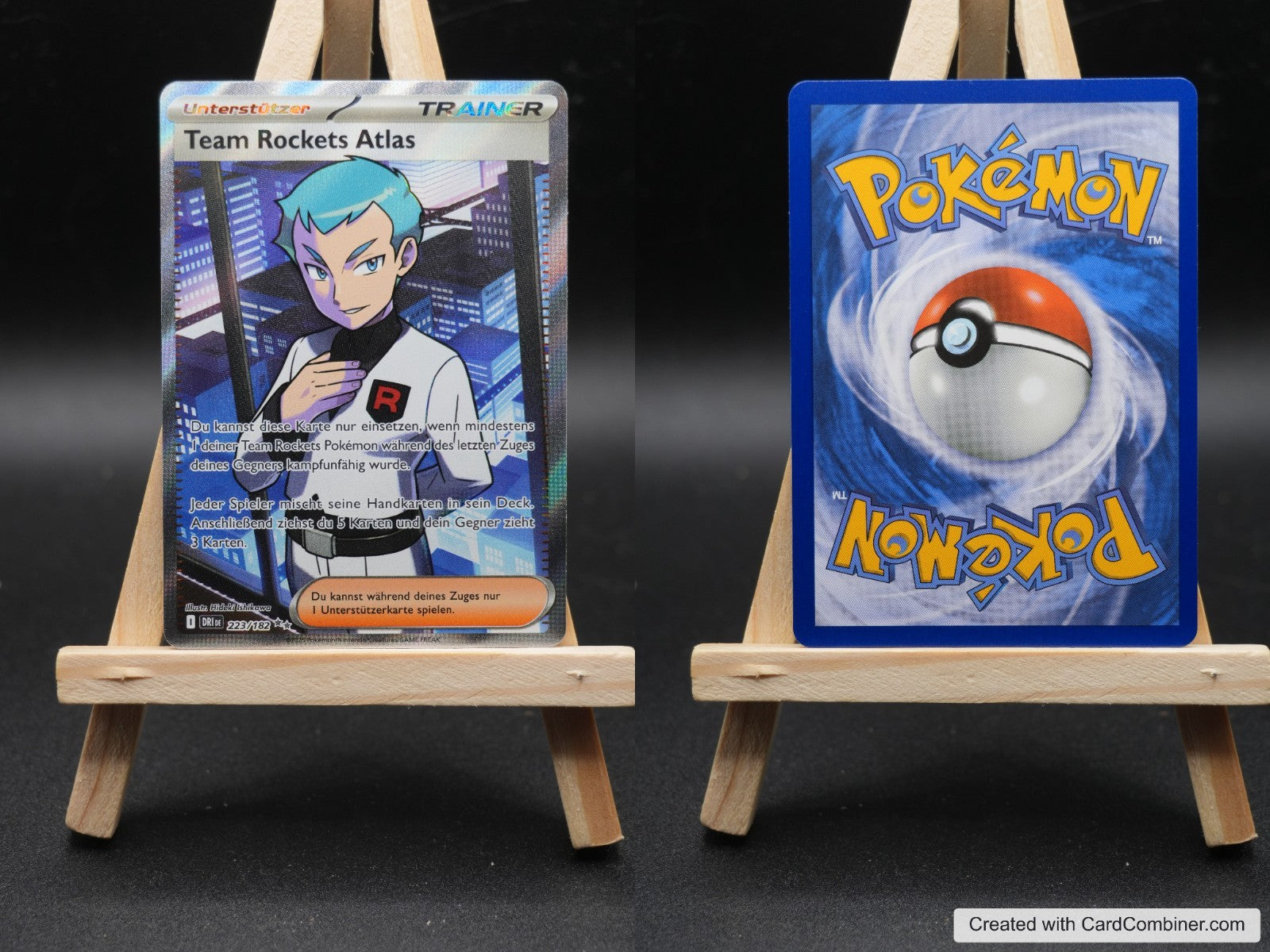 Team Rockets Atlas DRI 223 Ewige Rivalen Pokémon Karte Deutsch Near Mint