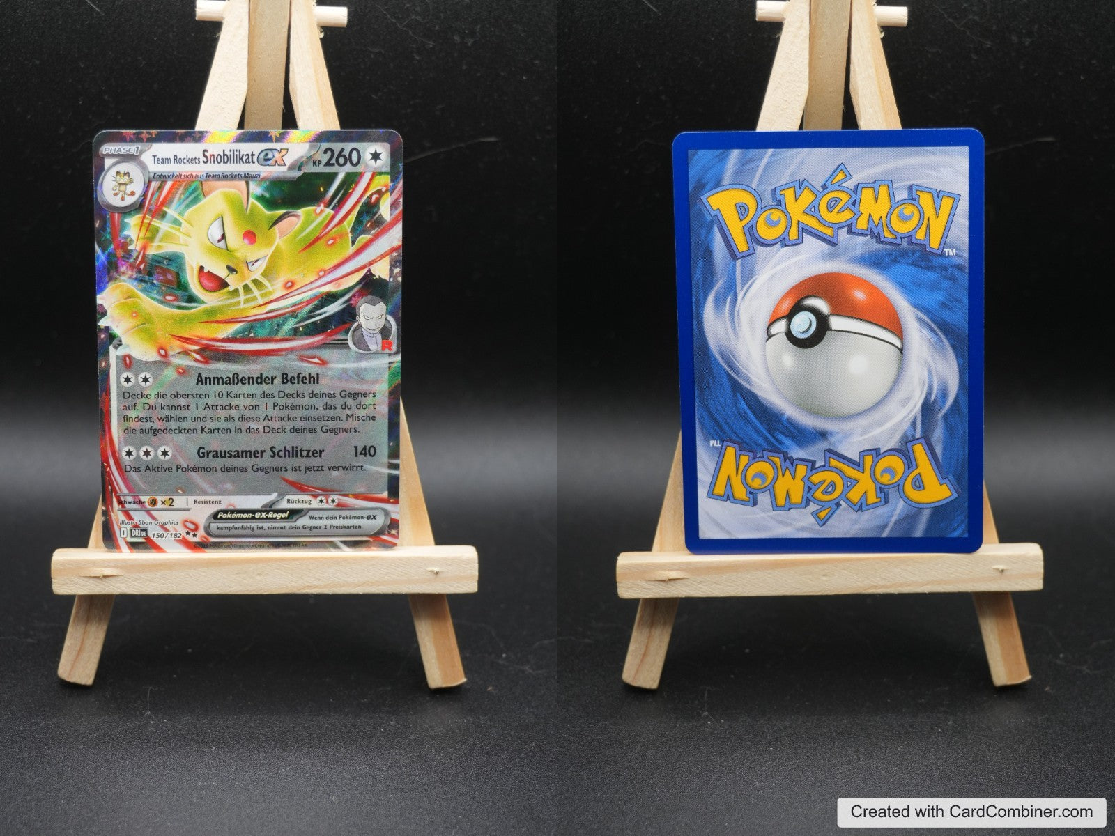 Team Rockets Snobilikat ex DRI 150 Ewige Rivalen Pokémon Karte Deutsch Near Mint