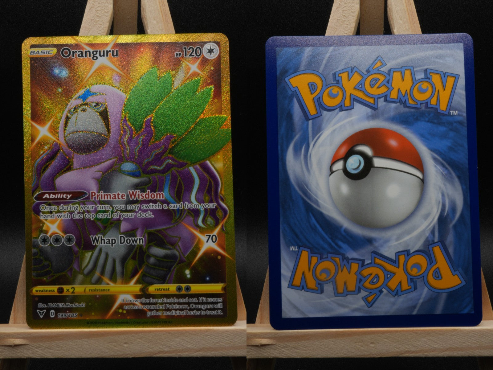 Oranguru 199/185 Secret Rare Farbenschock EN NM Pokémon