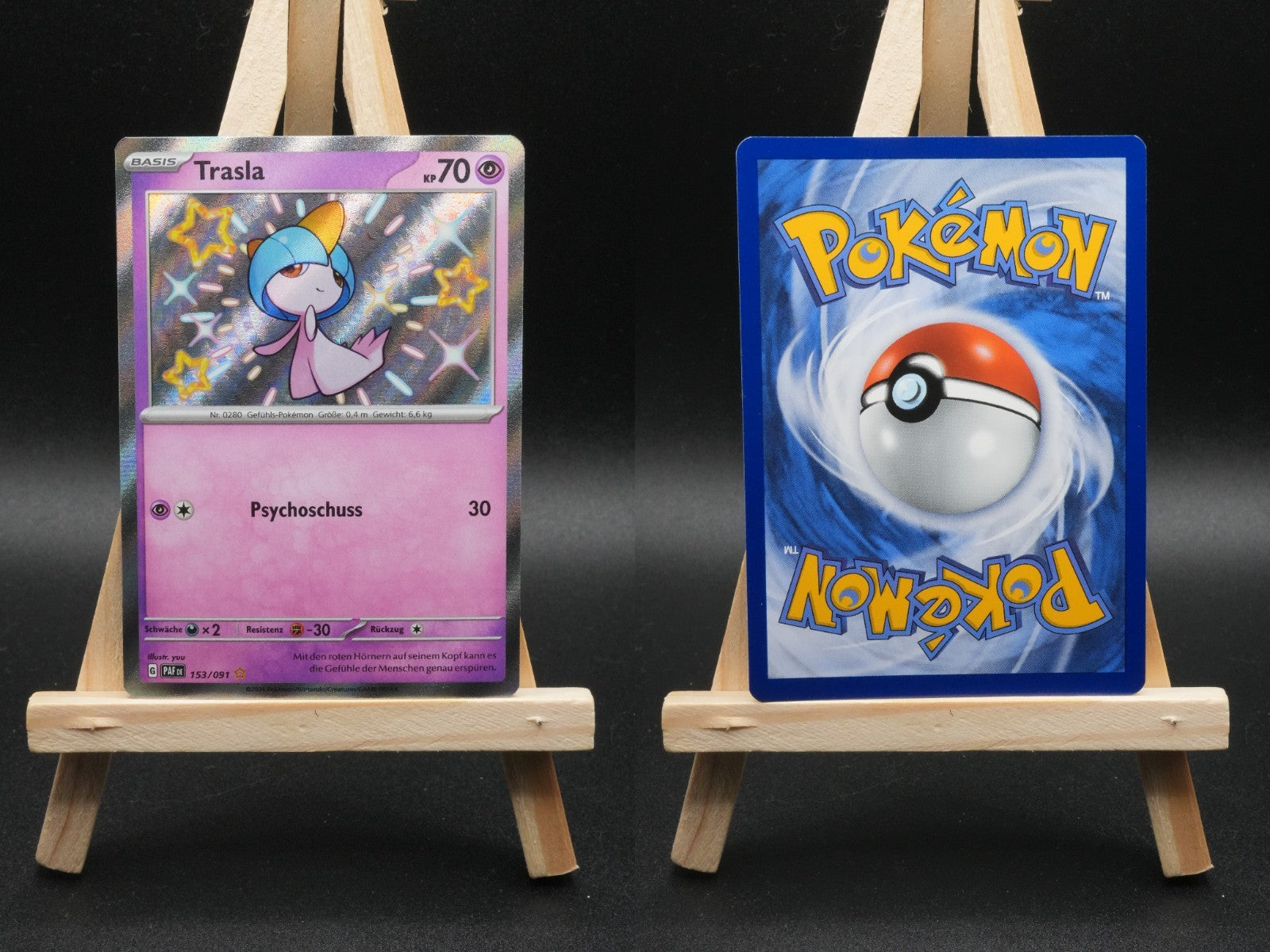 Trasla PAF 153 Paldeas Schicksale Pokémon Karte Deutsch Near Mint