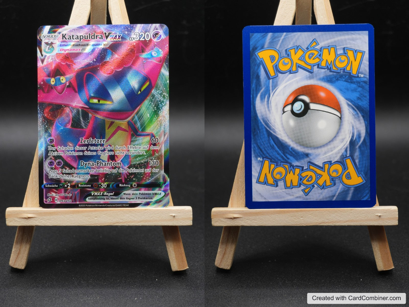 Katapuldra VMAX RCL 93 Clash der Rebellen Pokémon Karte Deutsch Near Mint