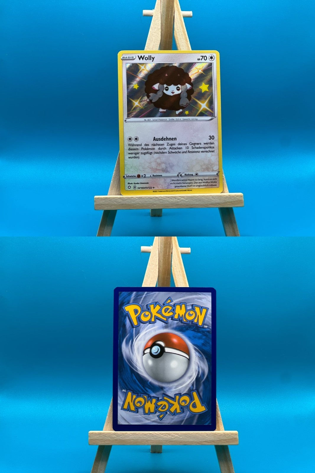 Wolly SHF SV103 Glänzendes Schicksal Pokémon Karte Deutsch Near Mint