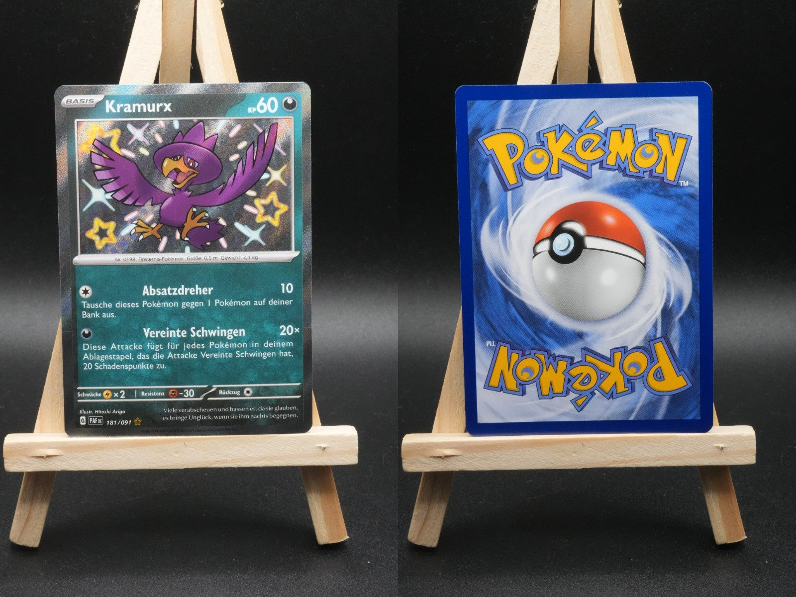 Kramurx PAF 181 Paldeas Schicksale Pokémon Karte Deutsch Near Mint