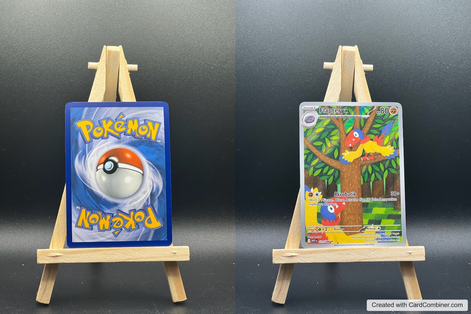 Flapteryx WHT 131 Weiße Flammen Pokémon Karte Deutsch Near Mint