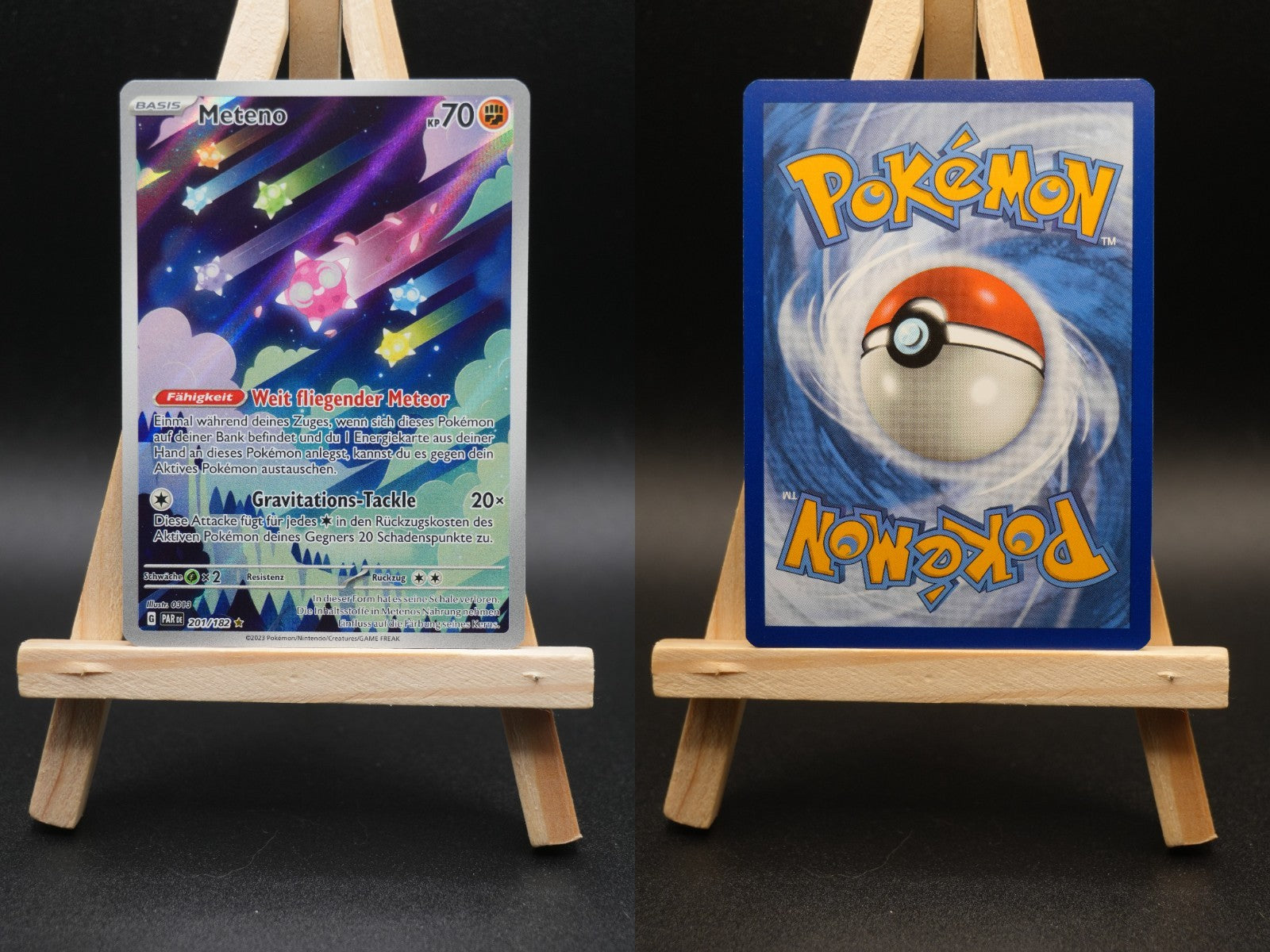 Meteno PAR 201 Paradoxrift Pokémon Karte Deutsch Near Mint