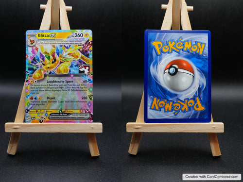Blitza ex PPS7 PRE 030 Play! Pokémon Preispack Serie 7 Pokémon Karte Deutsch Nea
