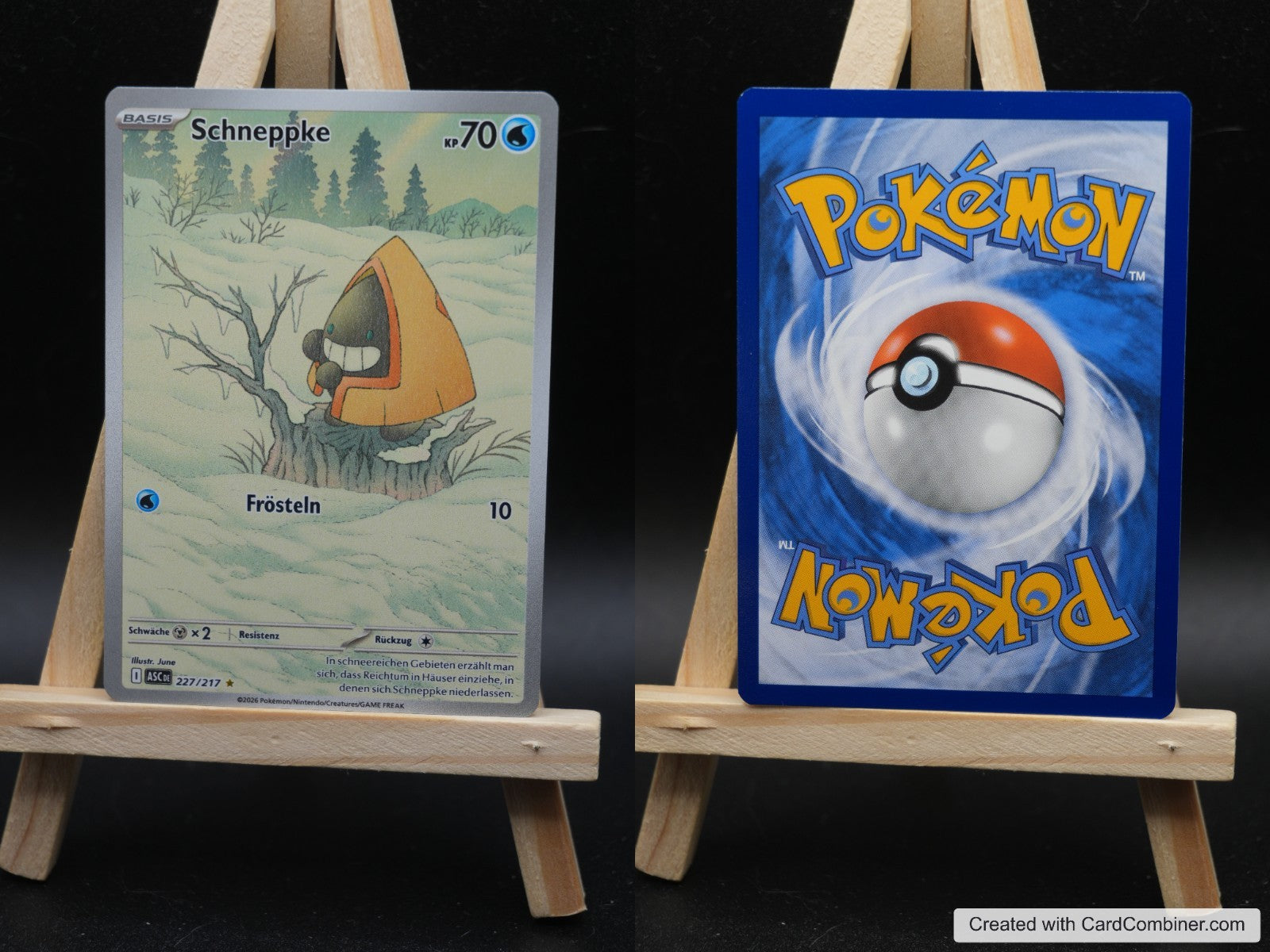 Schneppke ASC 227 Erhabene Helden Pokémon Karte Deutsch Near Mint
