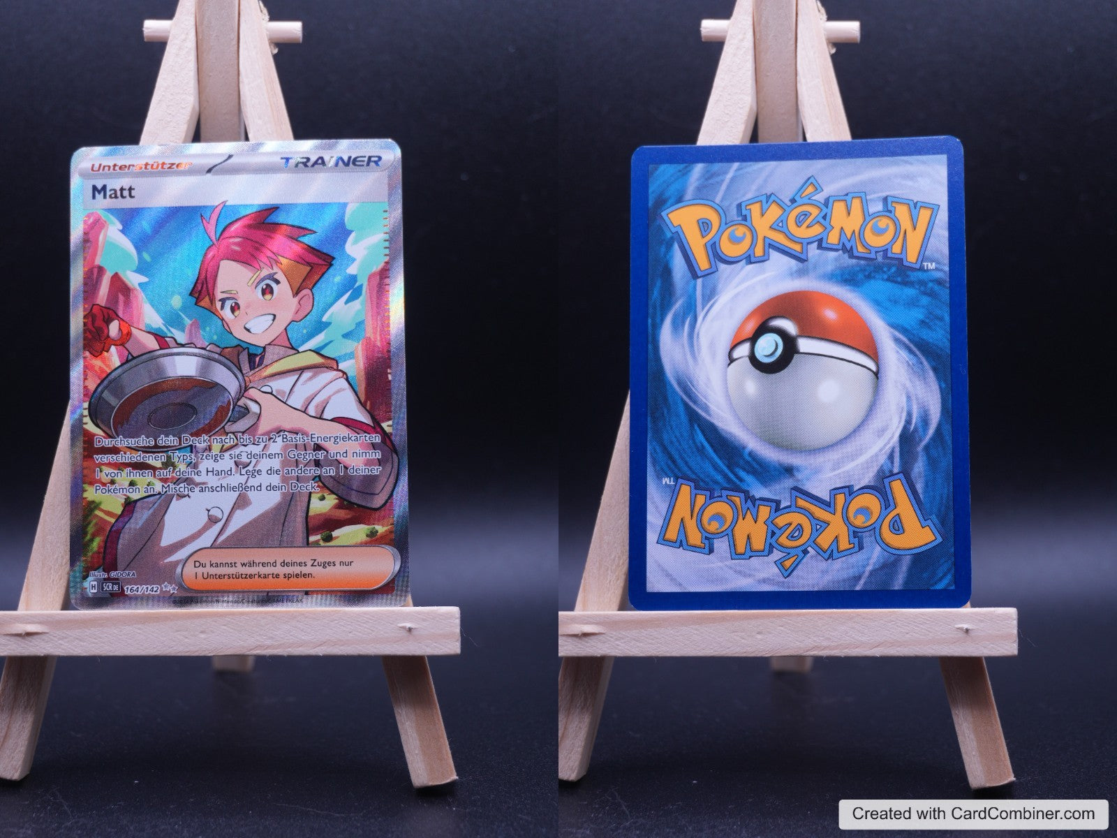 Matt SCR 164 Stellarkrone Pokémon Karte Deutsch Near Mint