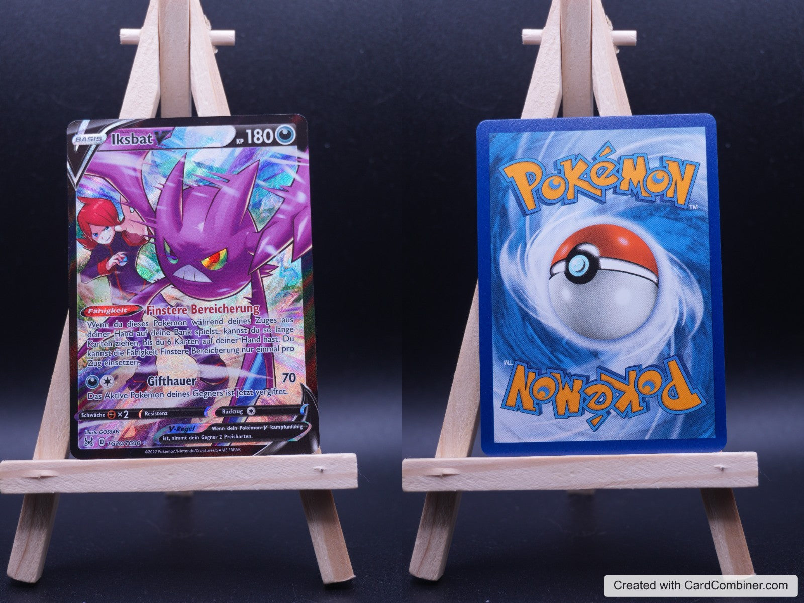 Iksbat V LOR TG20 Verlorener Ursprung Pokémon Karte Deutsch Near Mint