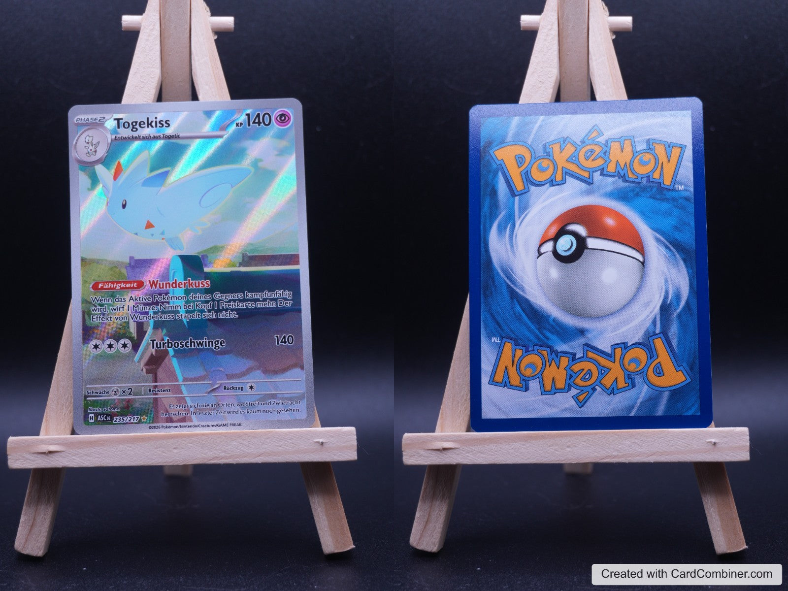 Togekiss ASC 235 Erhabene Helden Pokémon Karte Deutsch Near Mint