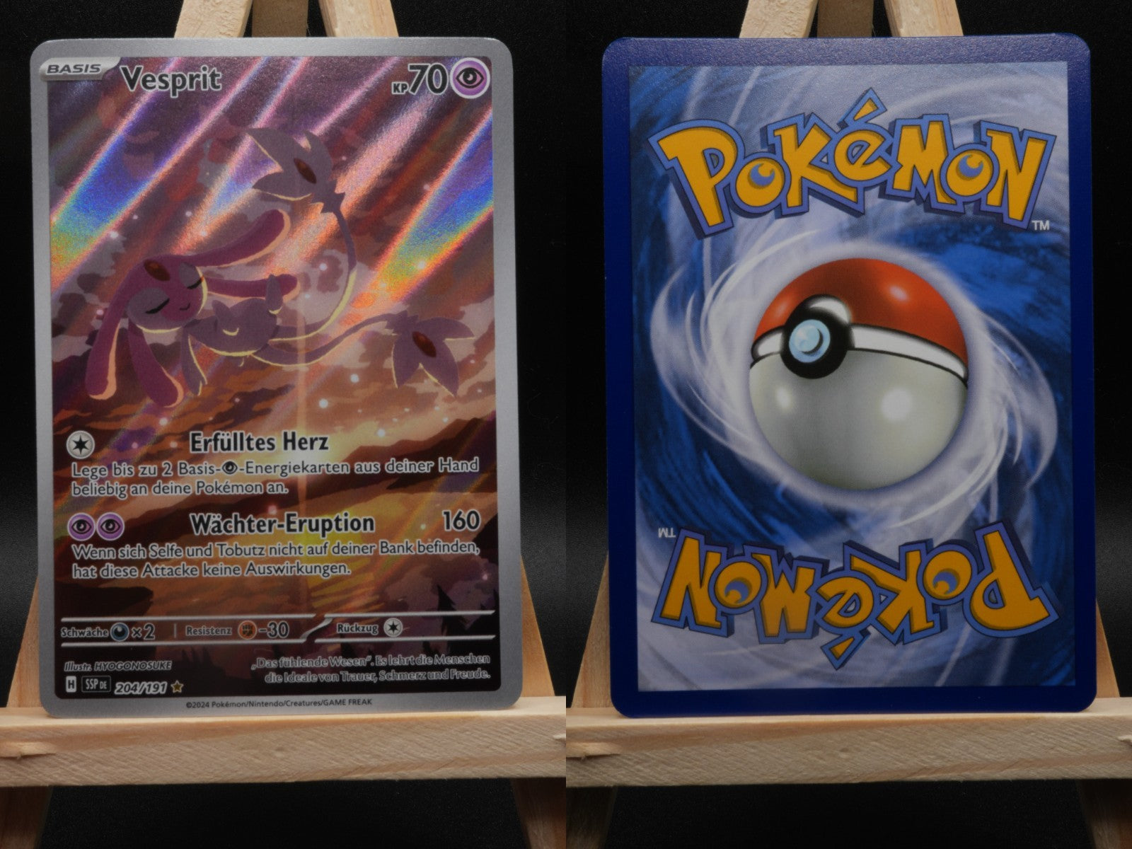 Vesprit 204/191 Illustration Rare Stürmische Funken DE NM Pokémon