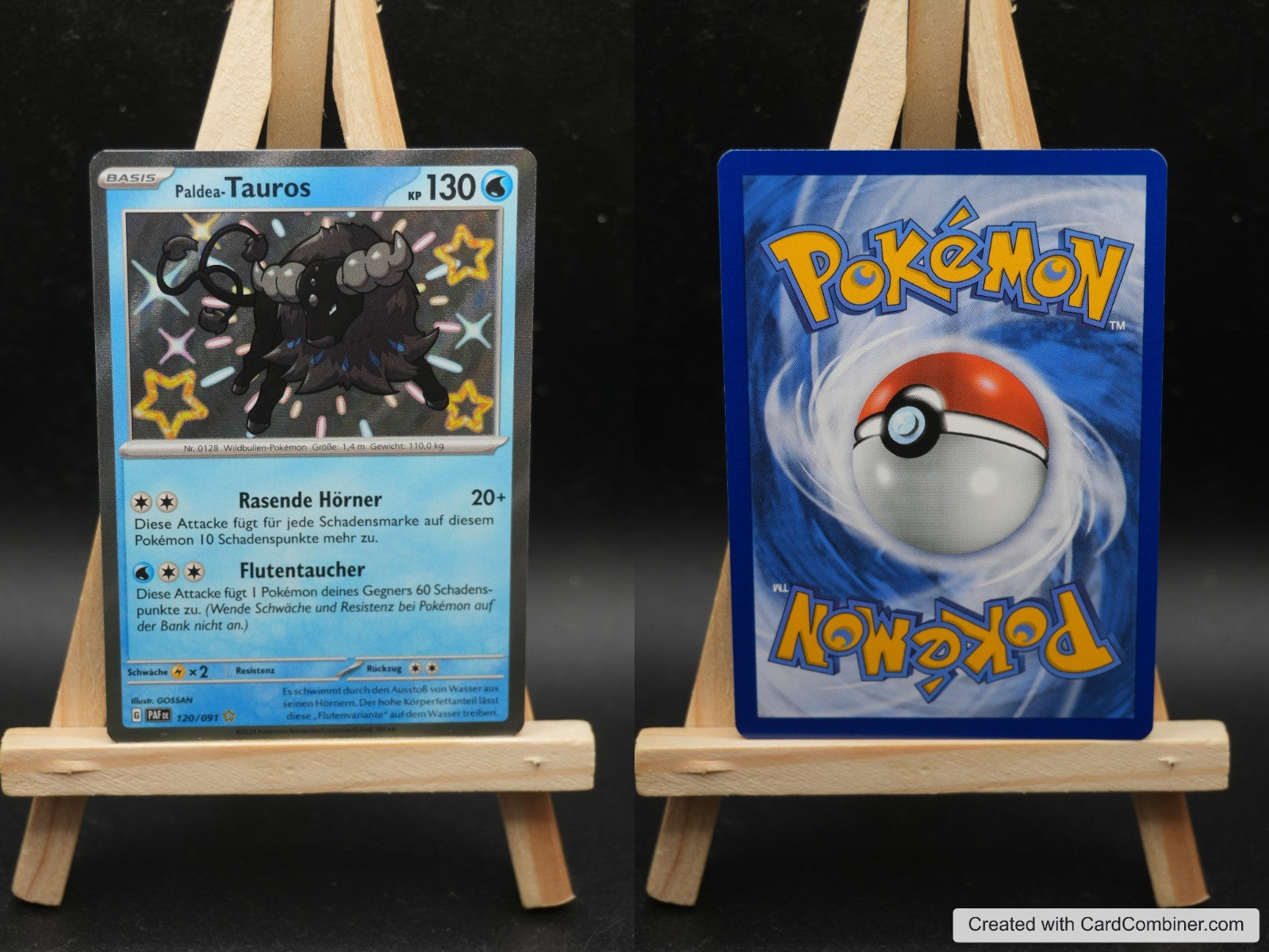 Paldea-Tauros PAF 120 Paldeas Schicksale Pokémon Karte Deutsch Near Mint
