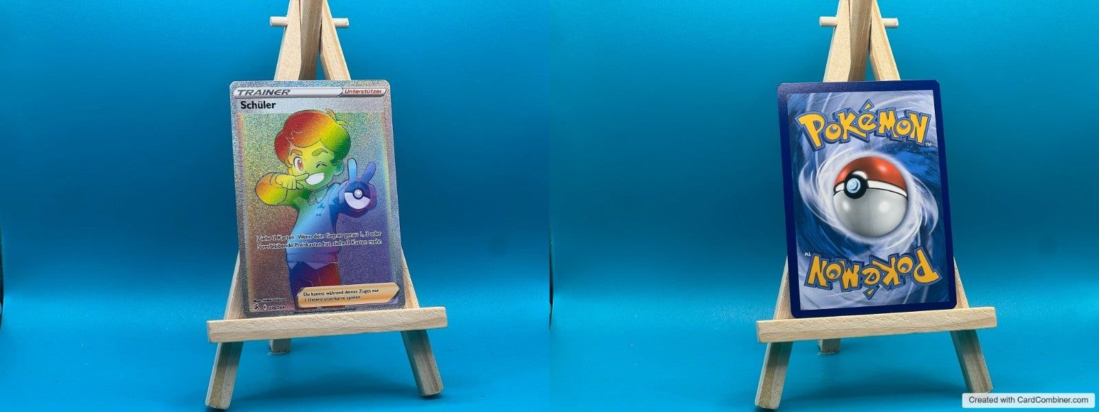 Schüler FST 276 Fusionsangriff Pokémon Karte Deutsch Near Mint