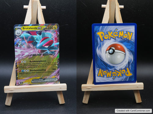 Brutalanda ex JTG 114 Reisegefährten Pokémon Karte Deutsch Near Mint