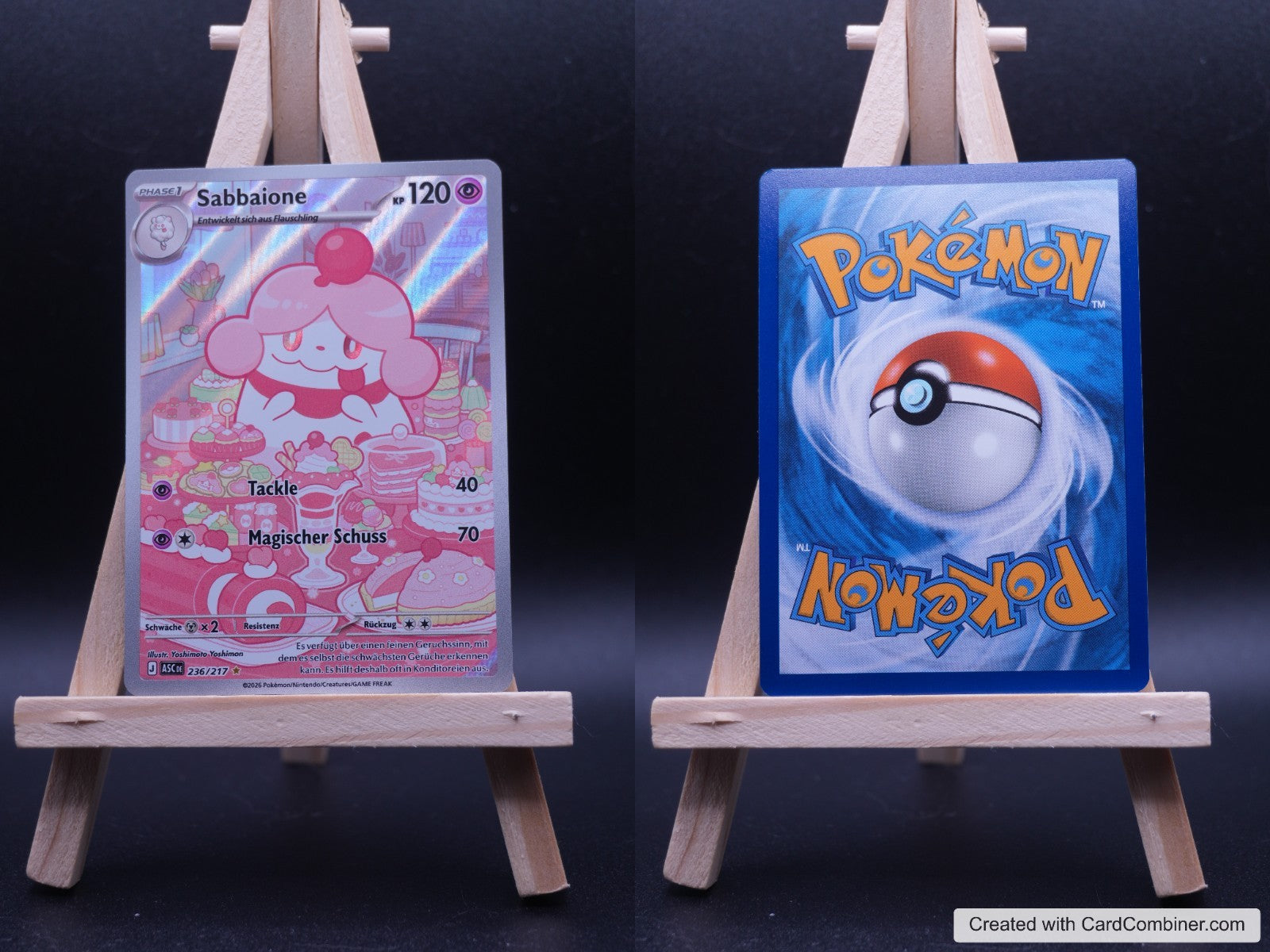 Sabbaione ASC 236 Erhabene Helden Pokémon Karte Deutsch Near Mint