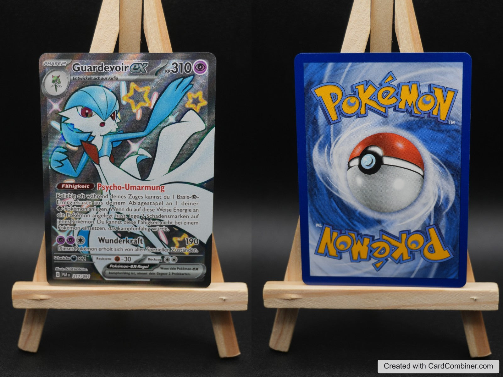 Guardevoir ex PAF 217 Paldeas Schicksale Pokémon Karte Deutsch Near Mint