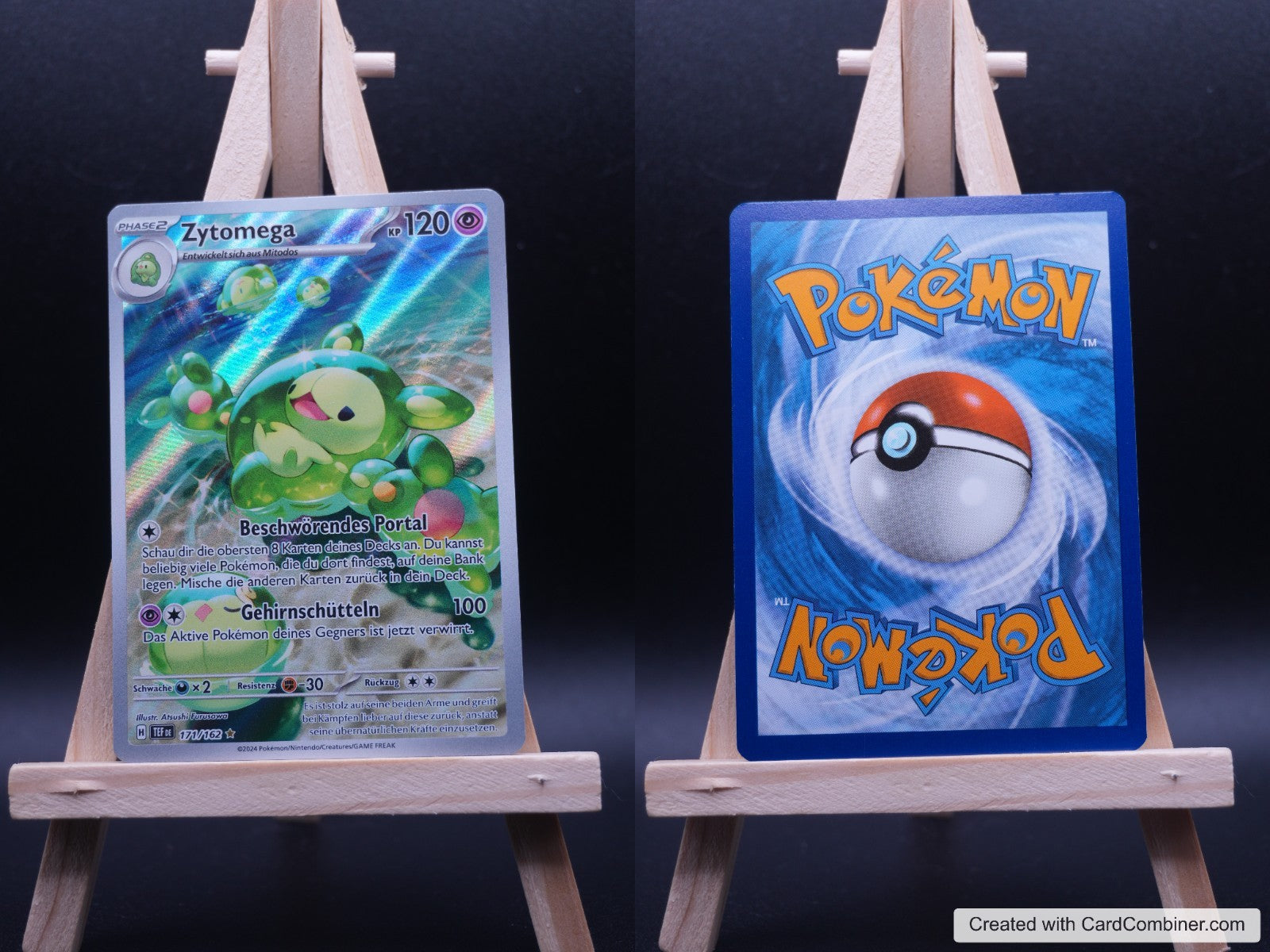 Zytomega TEF 171 Gewalten der Zeit Pokémon Karte Deutsch Near Mint